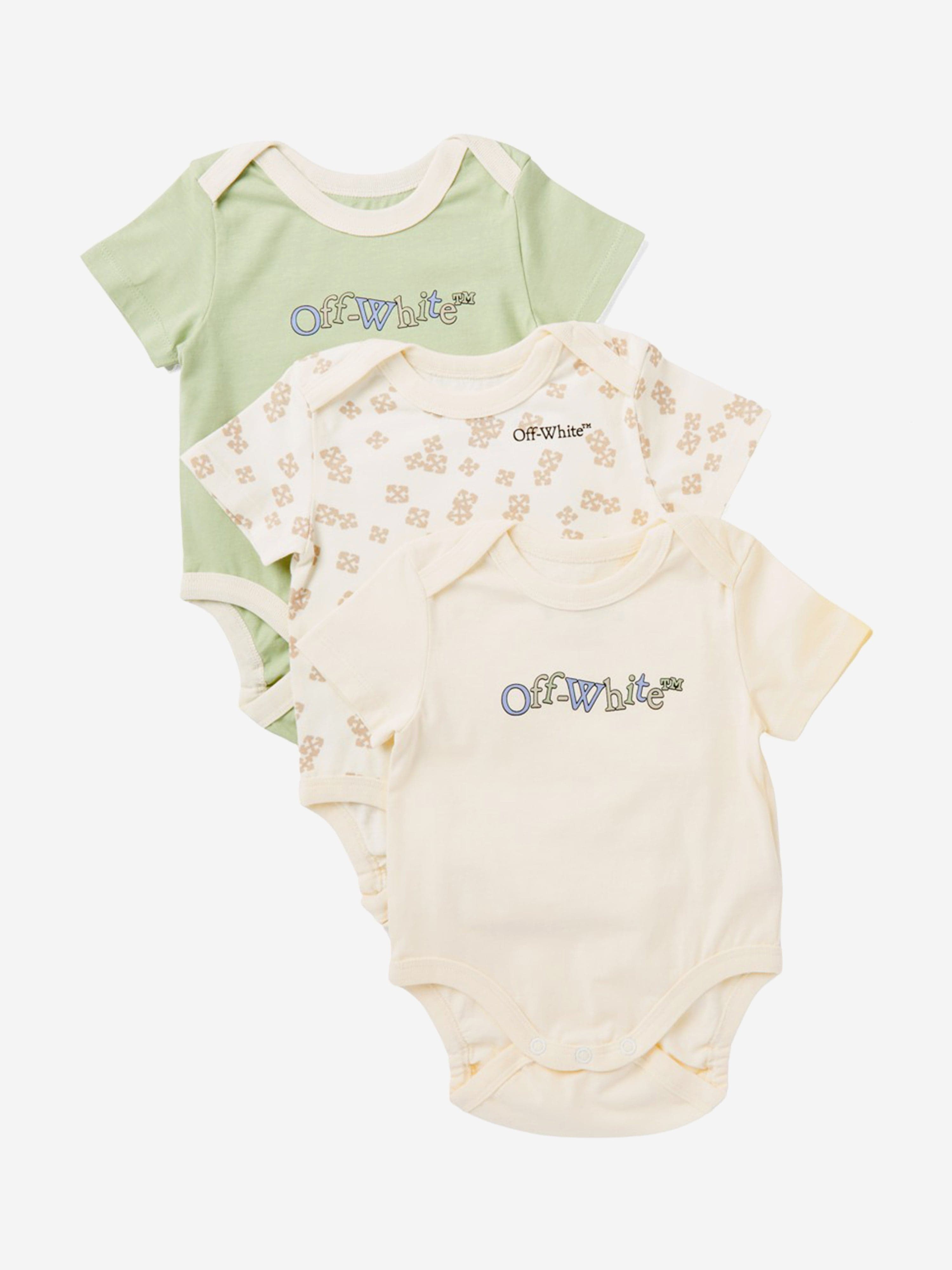 Off-White Baby Bookish Crazy 3 Pack Bodysuit Set in Multicolour Footlocker Pictures Sale Online