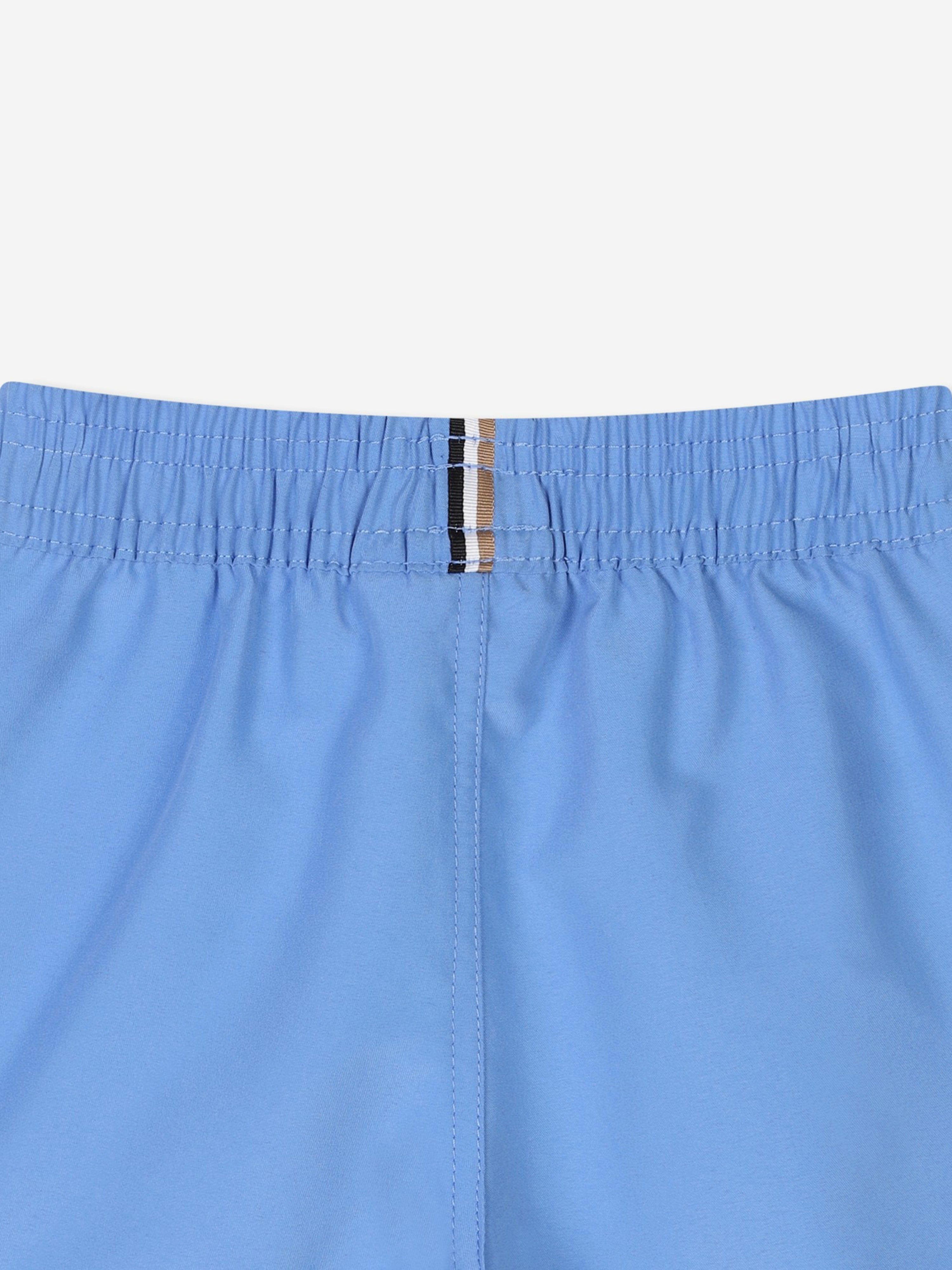 BOSS Baby Boys Logo Swim Shorts in Blue Sale Release Dates