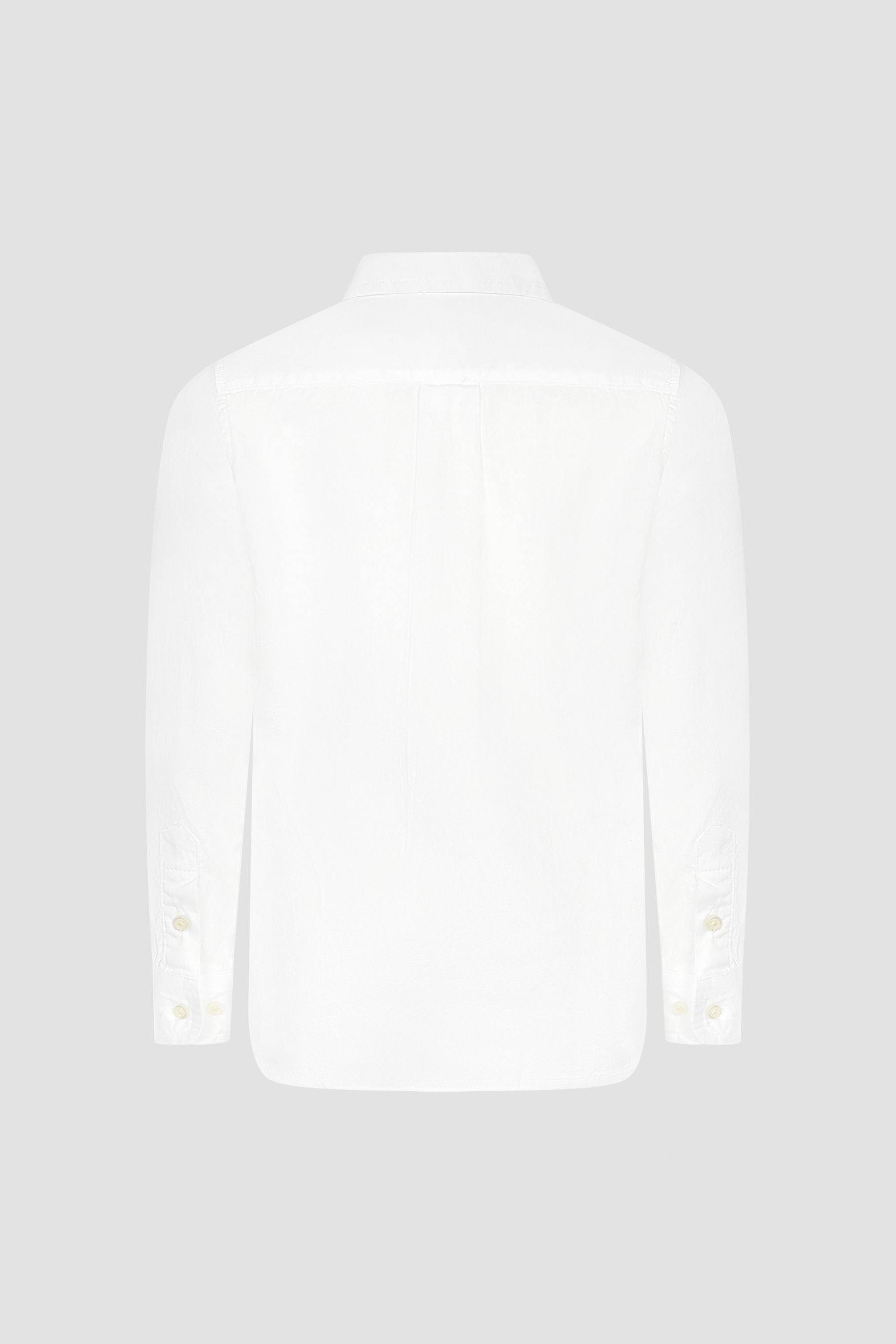Ralph Lauren Boys Slim Fit Oxford Shirt in White Sale New