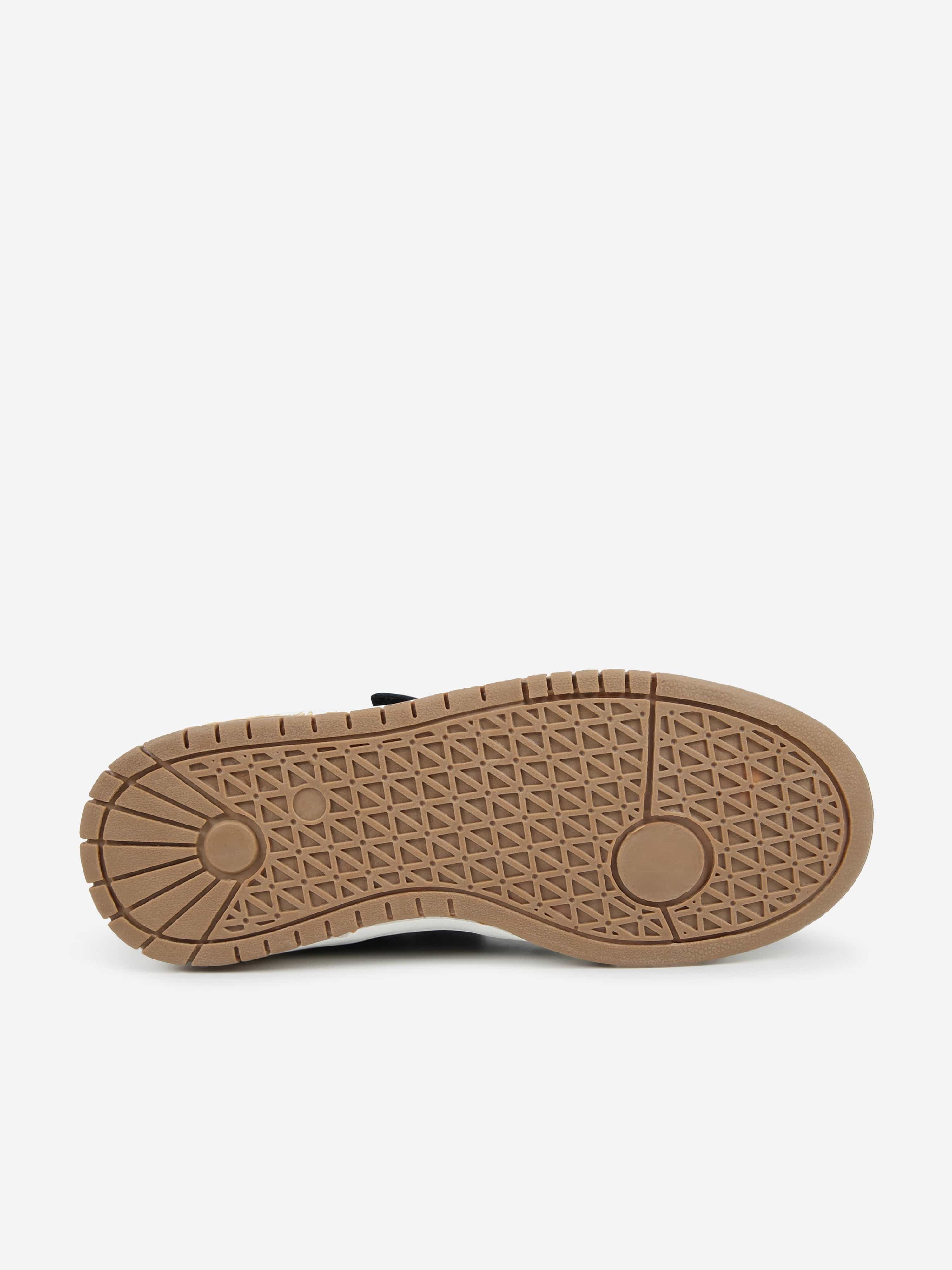 BOSS Boys Logo Trainers in Black Clearance Geniue Stockist
