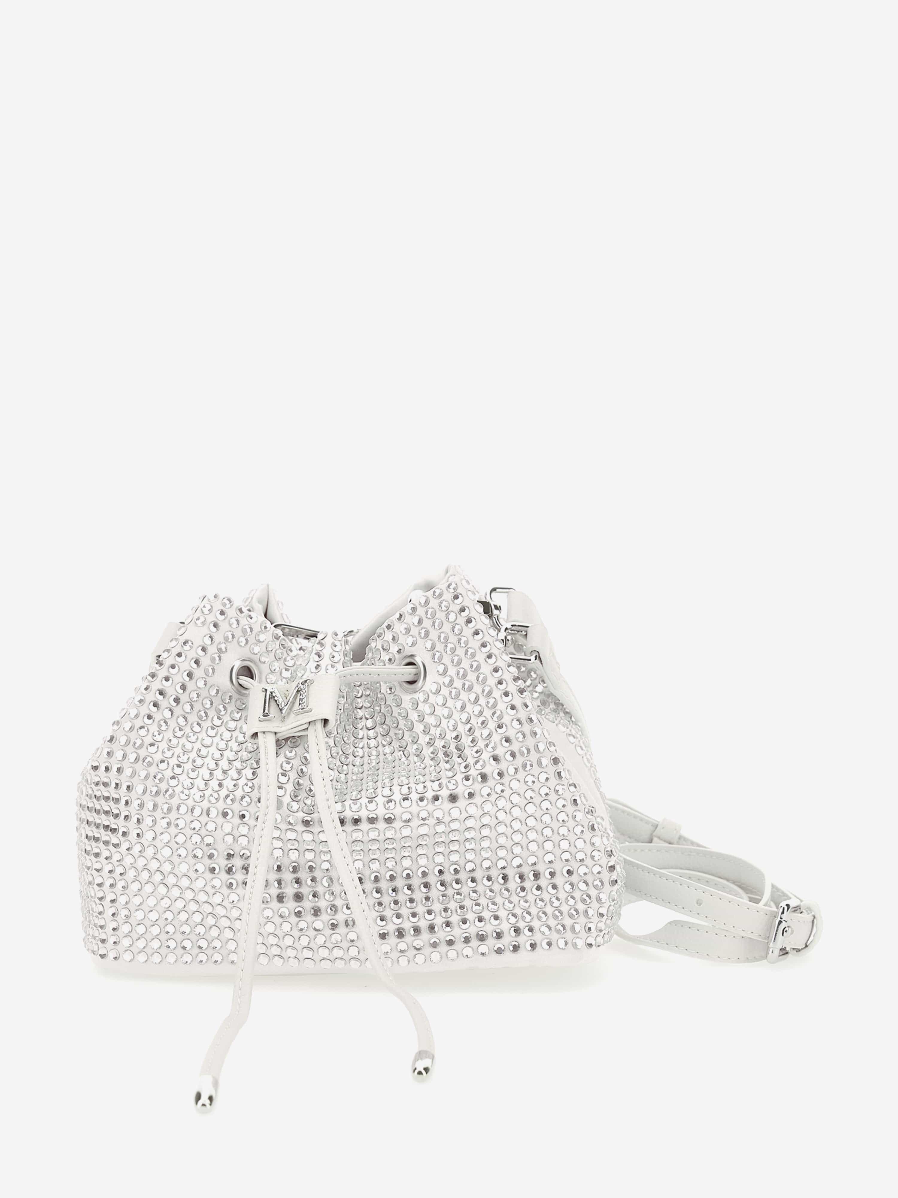 Girls Diamante Bucket Bag in Ivory (H:17cm C: 52cm) Recommend Sale Online