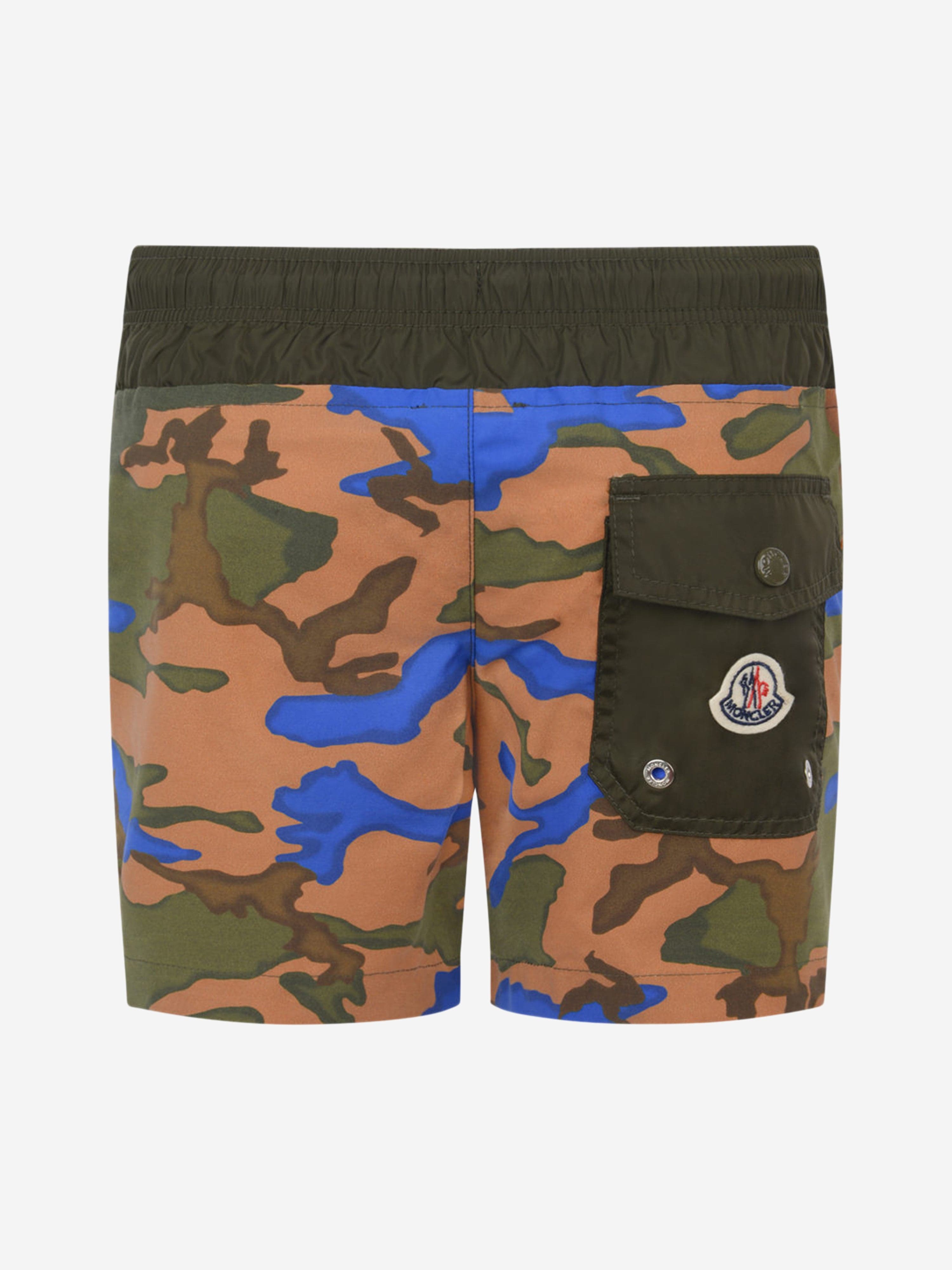 Moncler Enfant Boys Camouflage Print Swim Shorts Largest Supplier Online