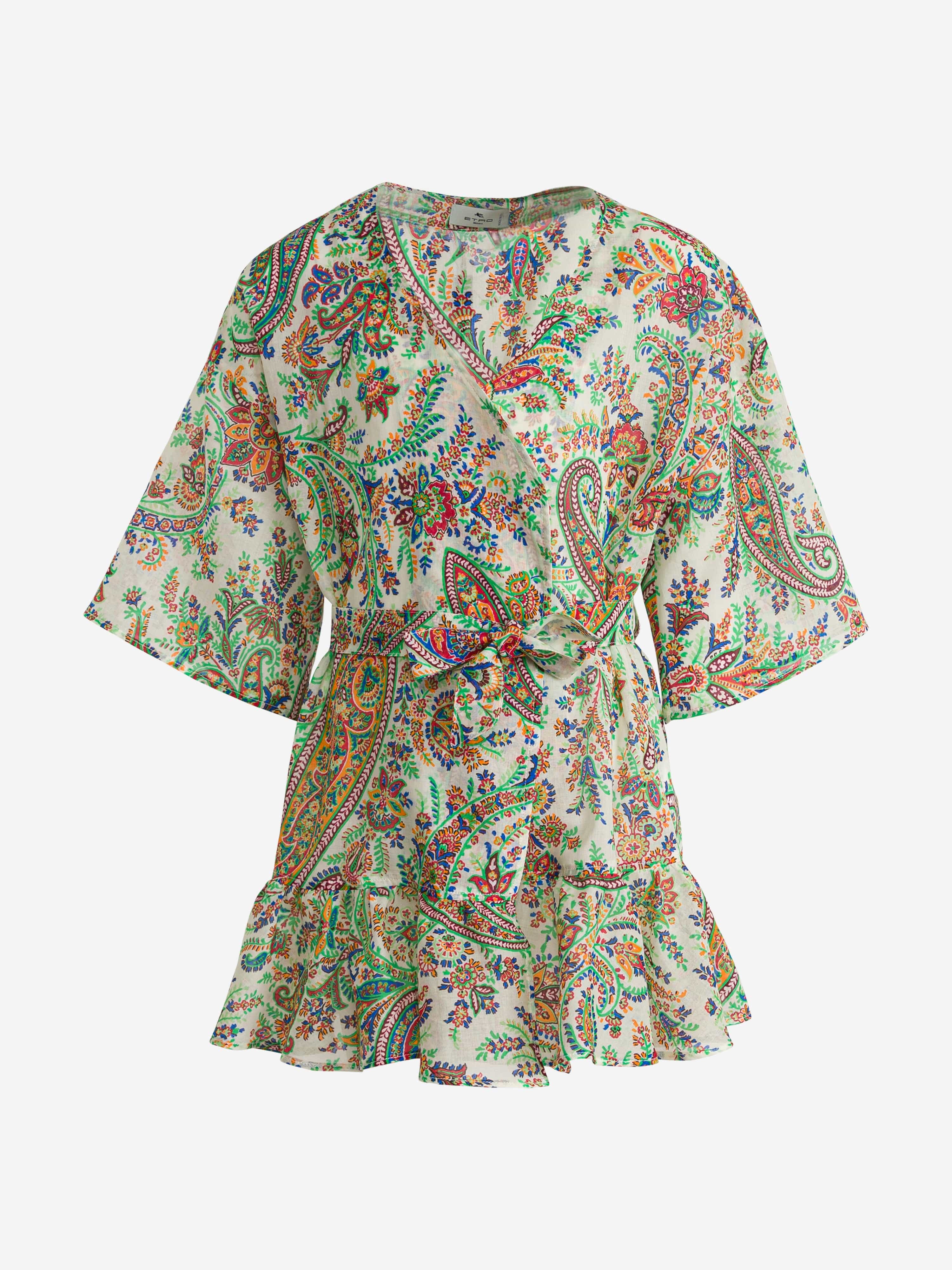 Etro Girls Paisley Beach Dress in Multicolour Real For Sale