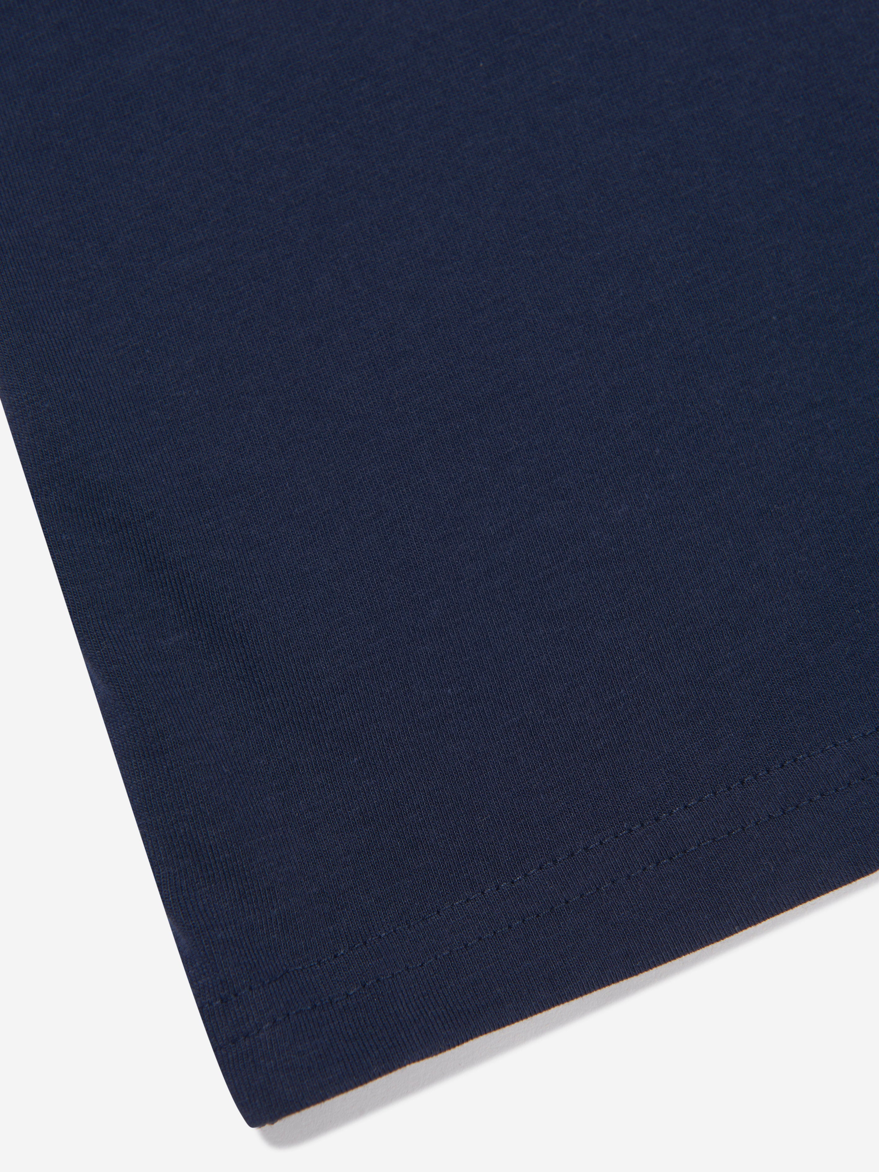 BOSS Boys Logo T-Shirt in Navy Cheap Sale Geniue Stockist