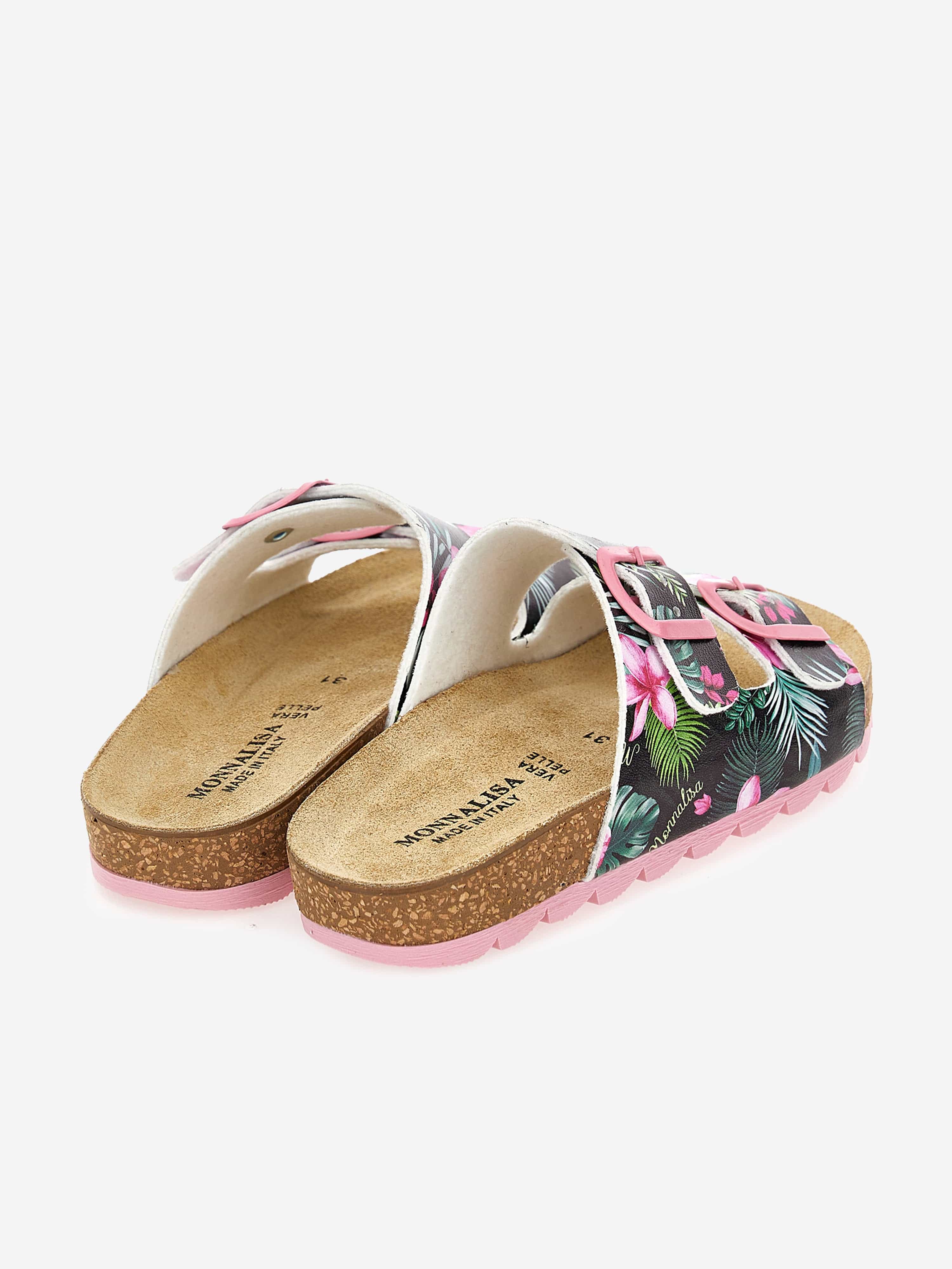 Monnalisa Girls Jungle Sandals in Black Exclusive Online