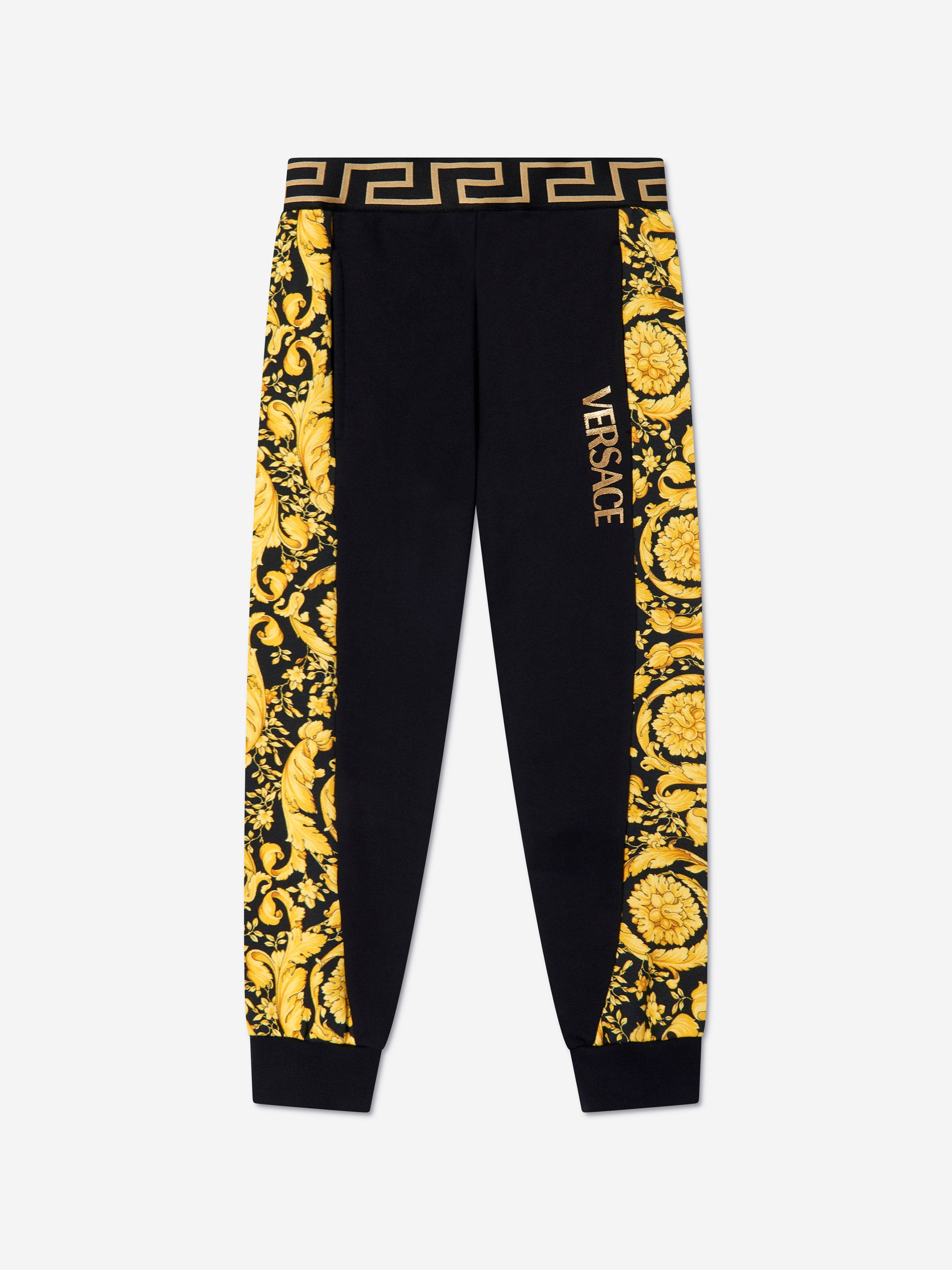 Versace Boys Barocco Logo Joggers in Black Cheapest Pice Cheap Online