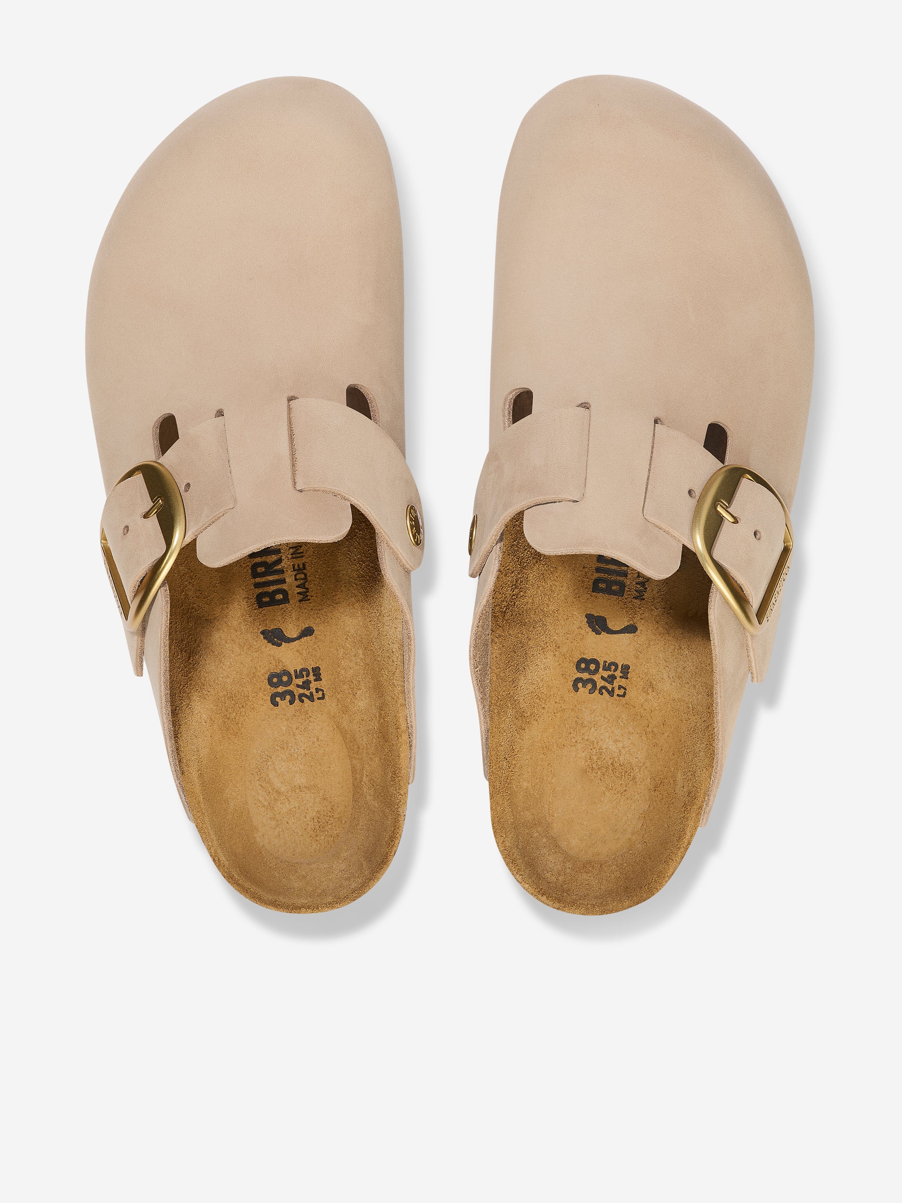 BIRKENSTOCK Kids Boston Big Buckle Clogs in Beige Limited Edition Sale Online