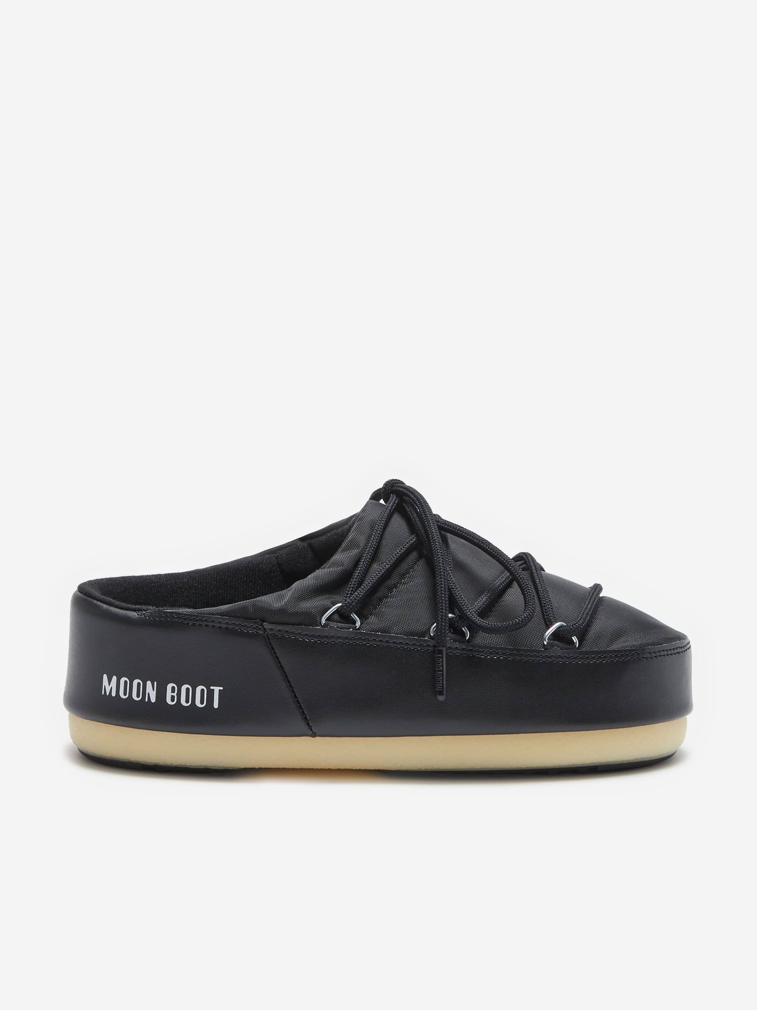 Moon Boot Kids EVX Nylon Mules in Black Buy Cheap For Cheap