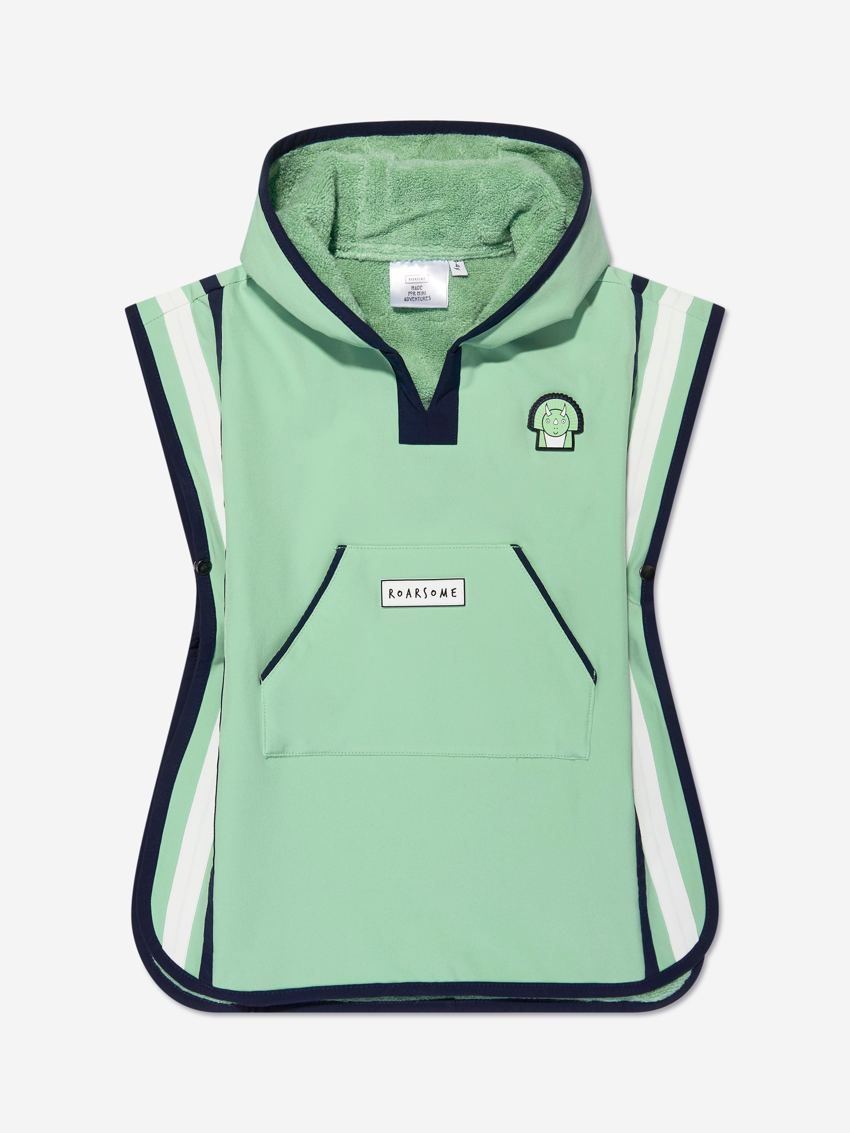Roarsome Boys Spike Poncho Towel in Green Outlet Store Online