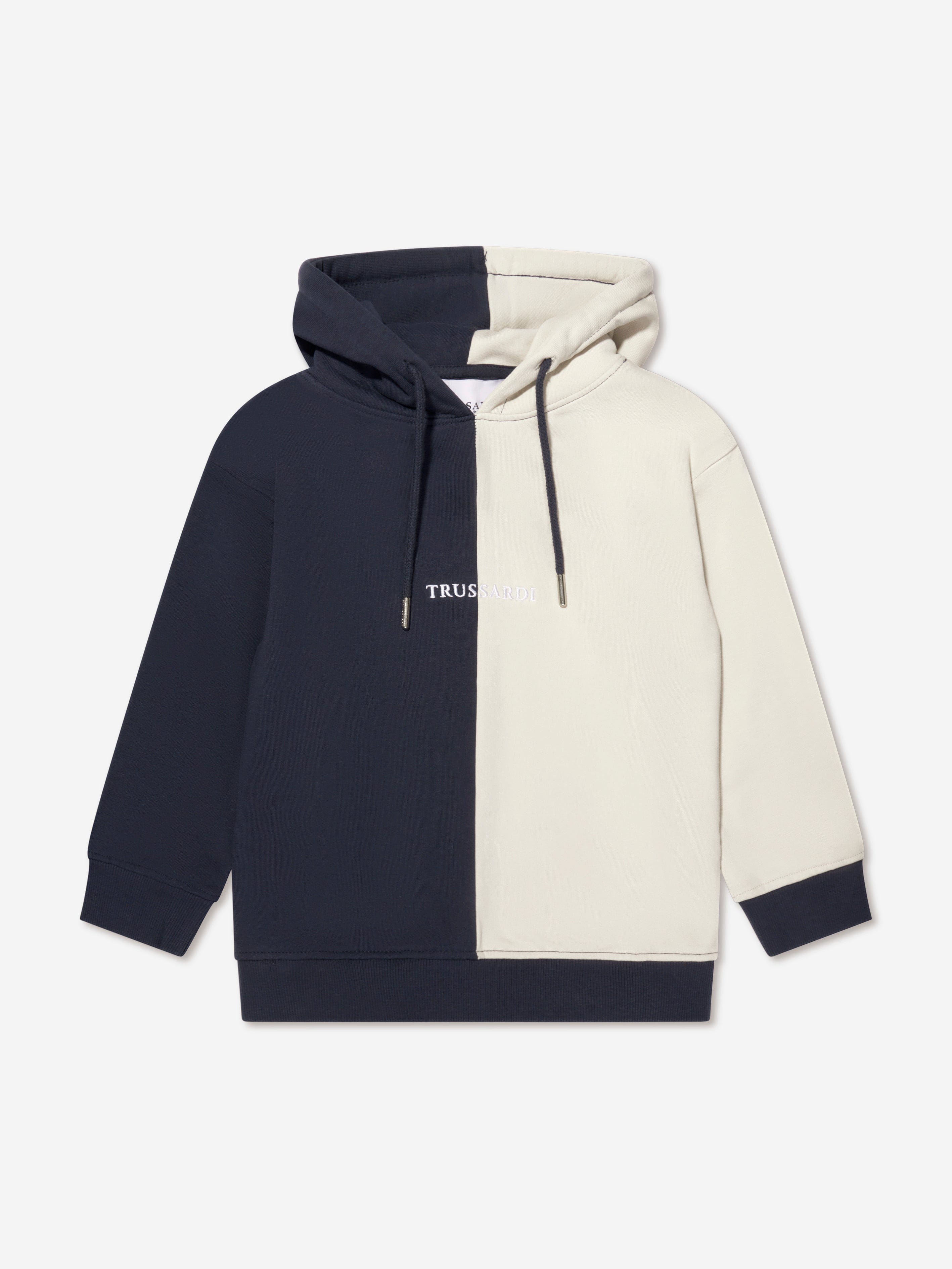 Trussardi Boys Ulak Hoodie in Navy Low Pice Sale Online
