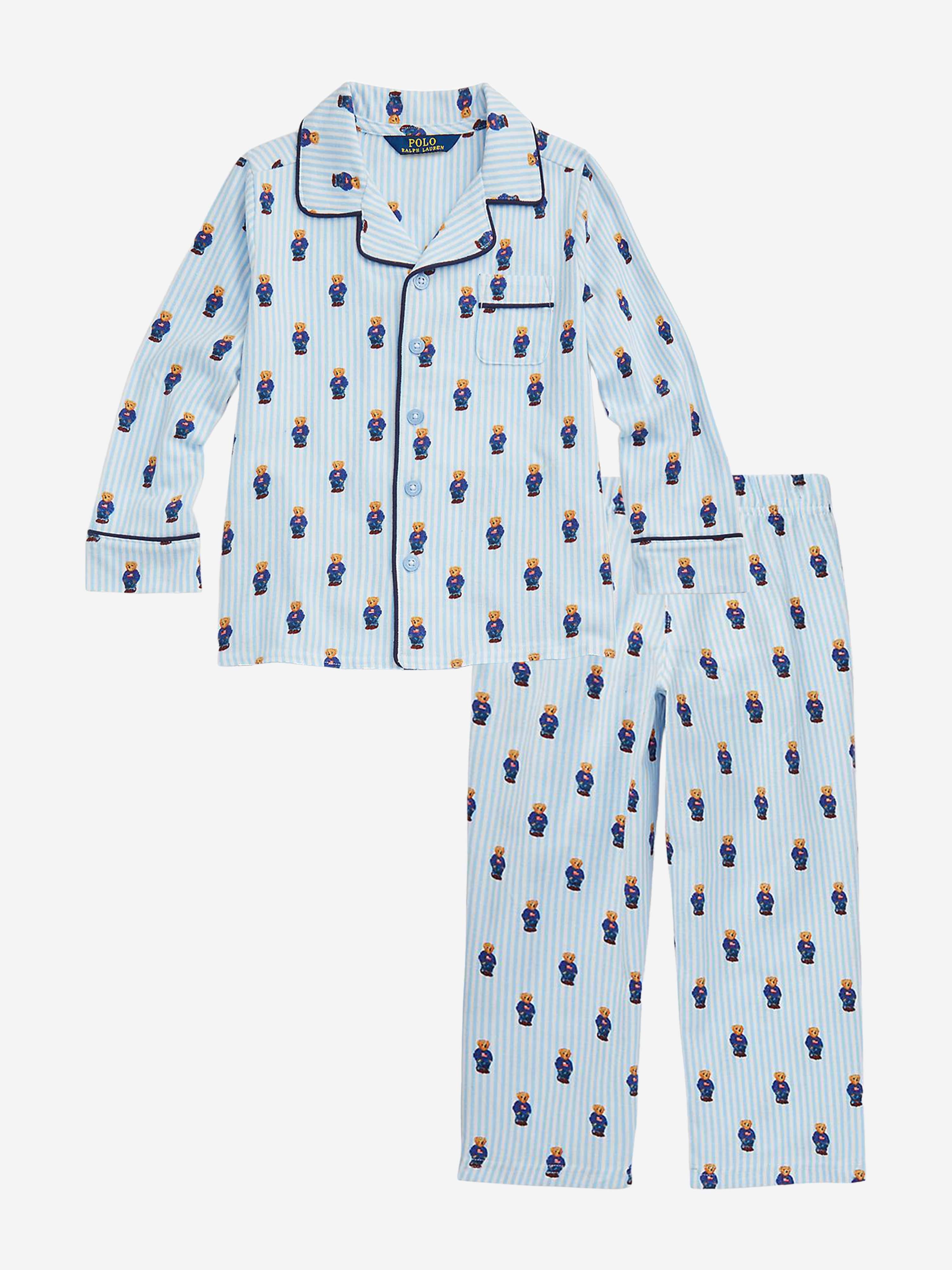 Ralph Lauren Boys Bear Pyjama Set in Blue Get To Buy Cheap Pice