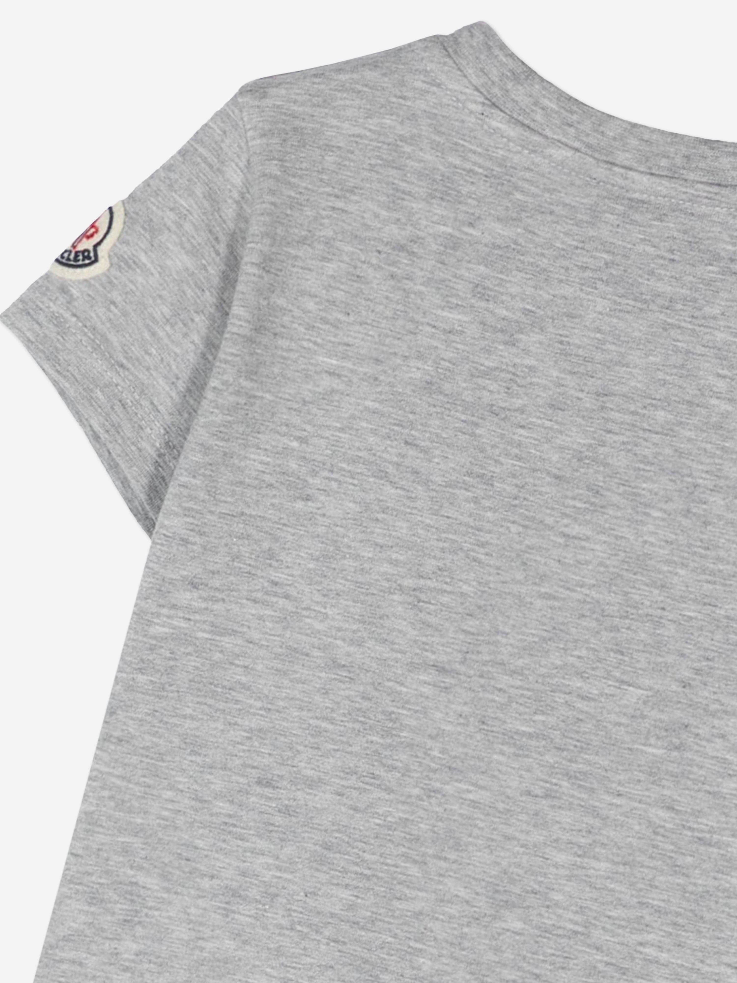 Moncler Enfant Baby Girls LogoT-Shirt in Grey Pices Cheap Pice