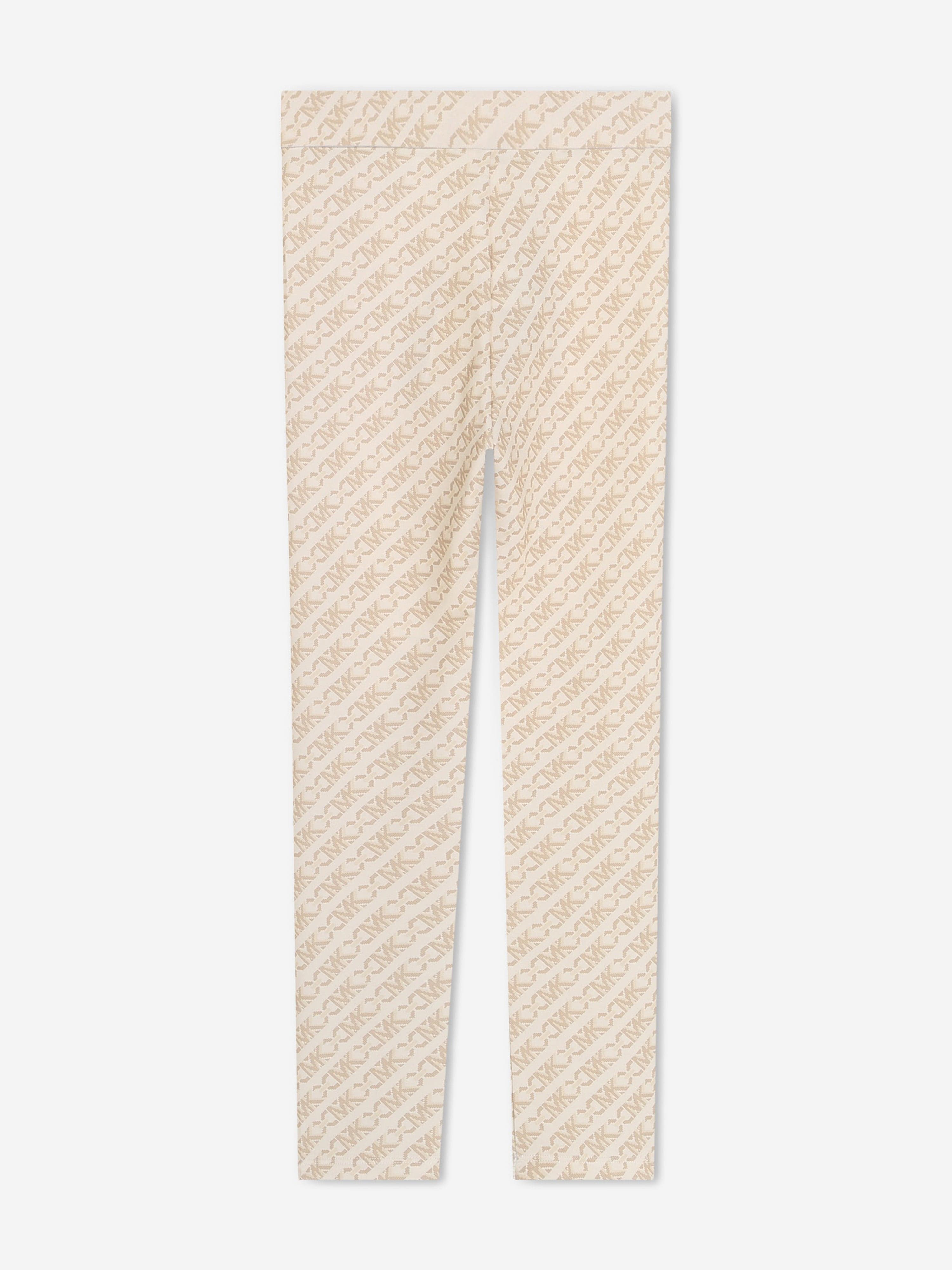 Michael Kors Girls Logo Leggingds in Ivory Free Shipping New Styles