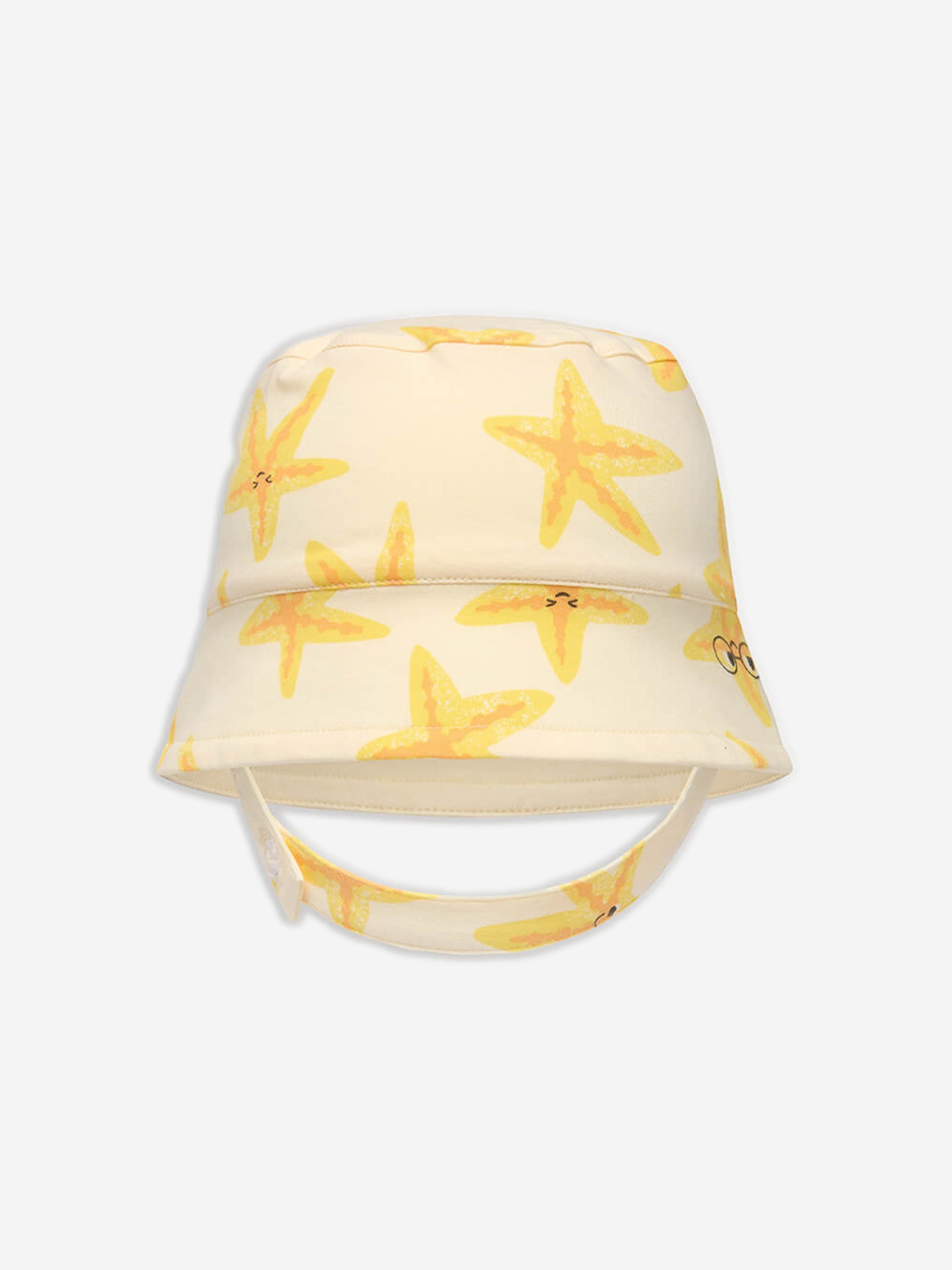 The Bonnie Mob Girls Chill Parasol Sun Hat in Ivory Online Online For Sale