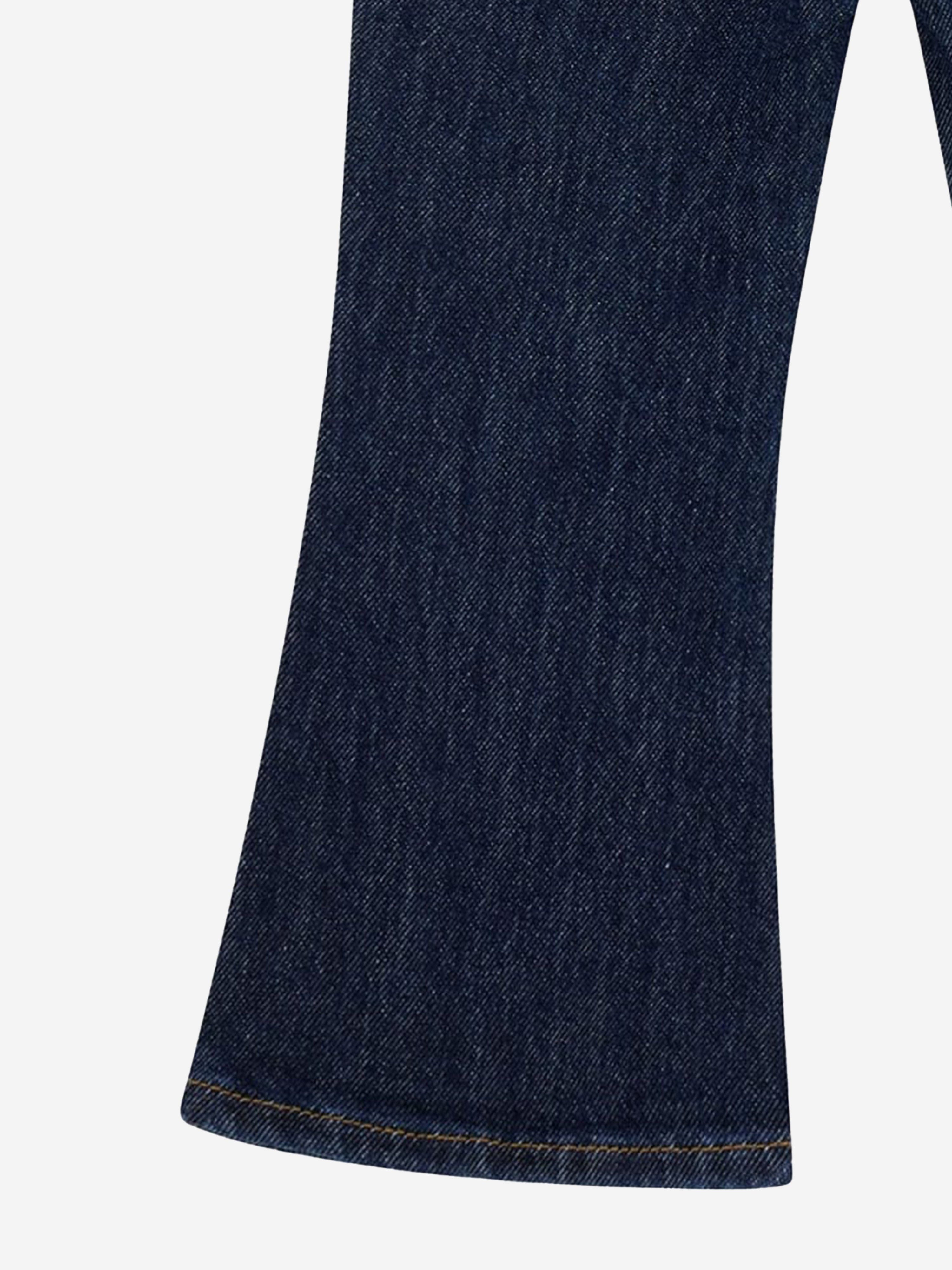 Girls Comfort Denim Flare Fit Jeans in Blue Discounts Sale Online