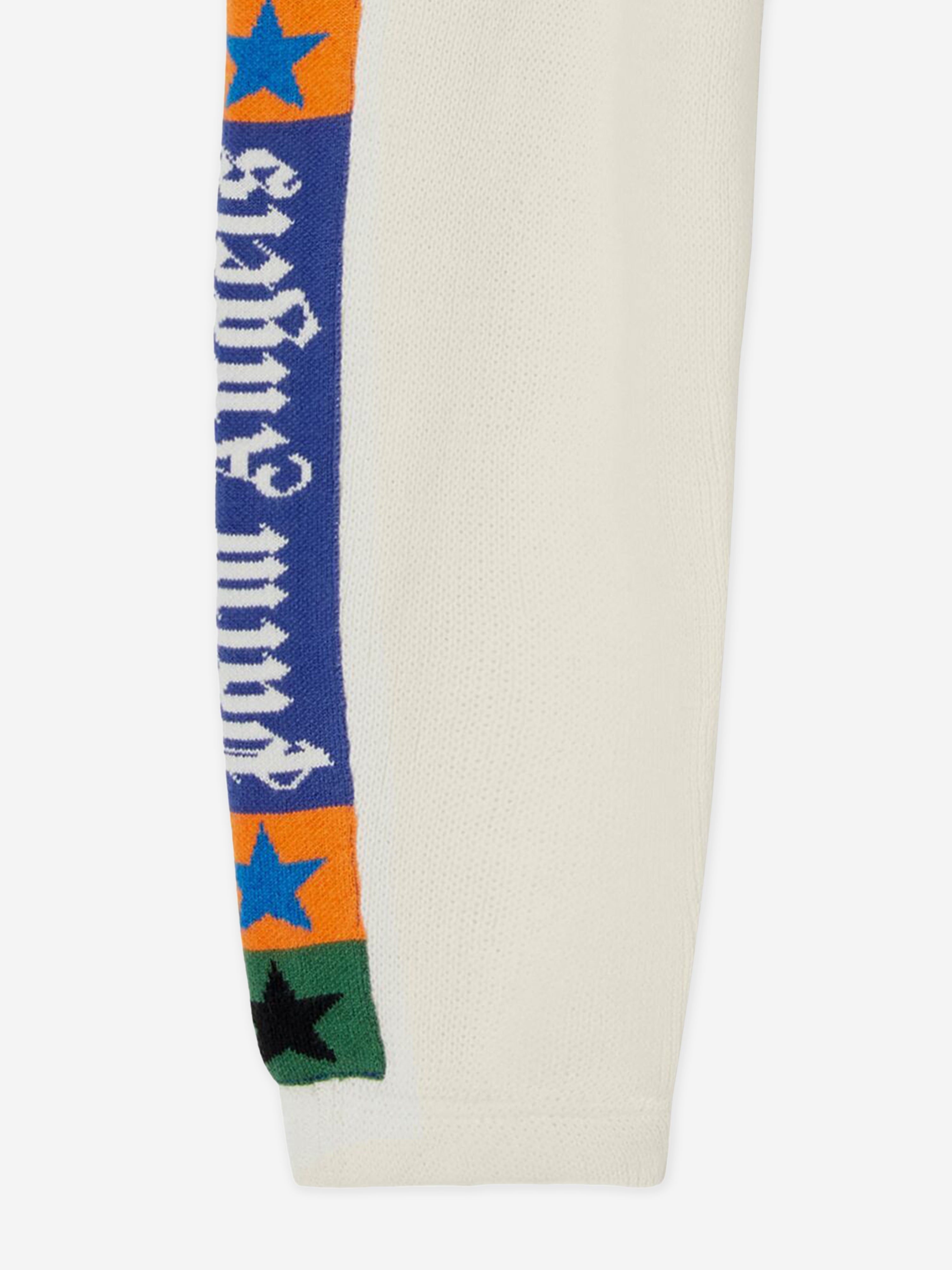 Palm Angels Kids Jacquard Logo Band Joggers in Ivory 2025 Cheap Online