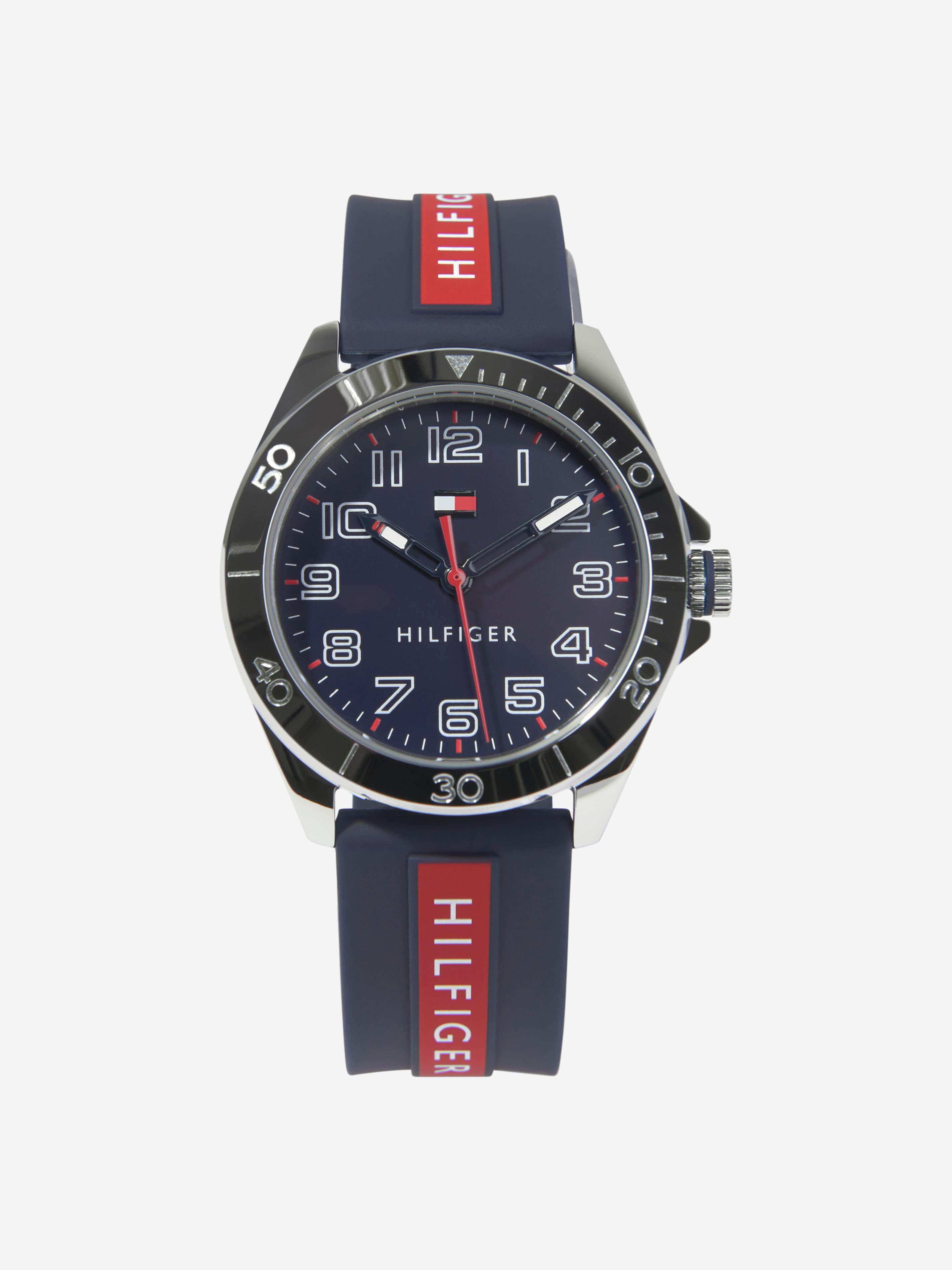 Tommy Hilfiger Boys Logo Strap Watch in Navy-34mm (One Size) For Sale 2025