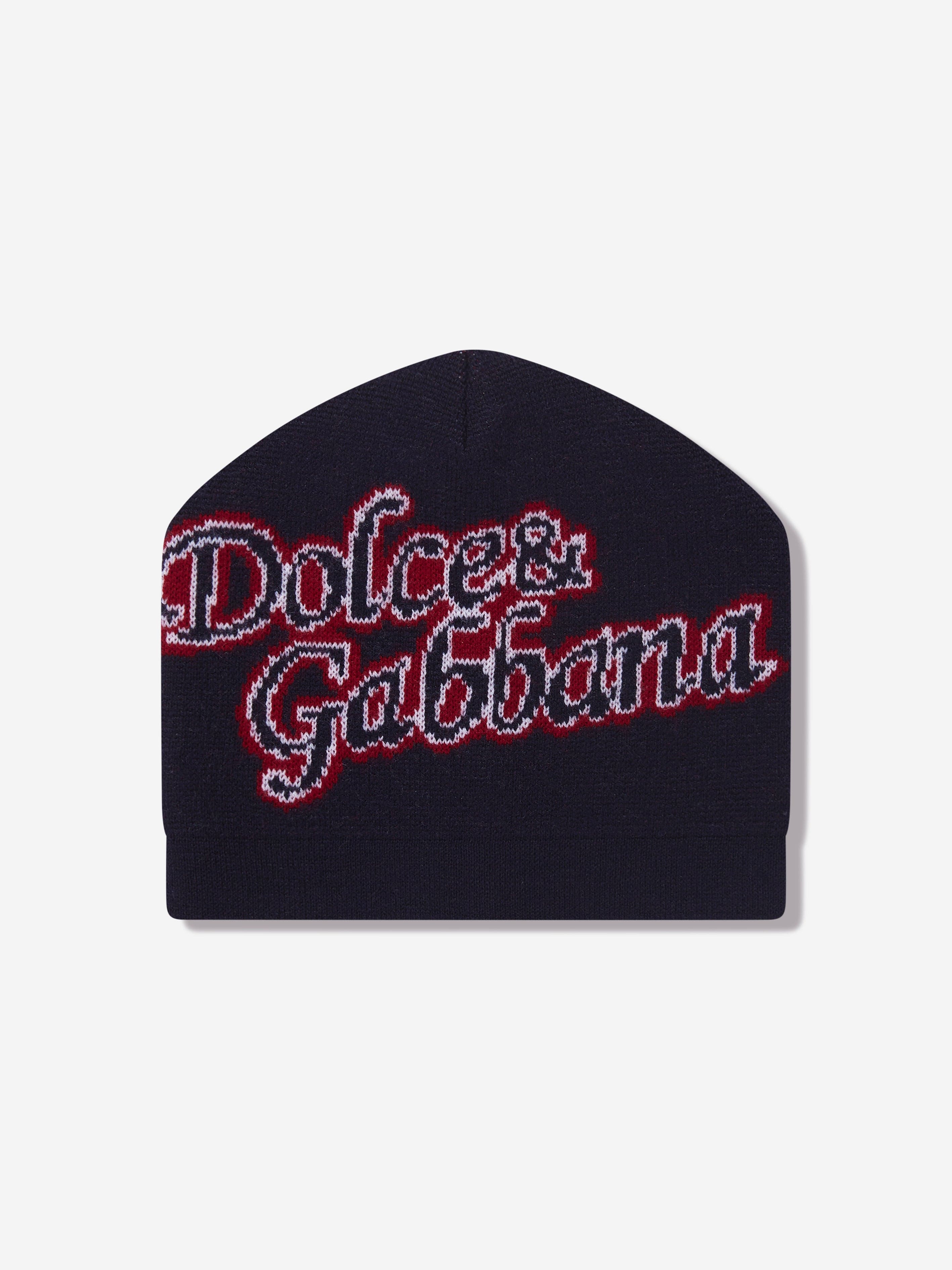 Dolce & Gabbana Boys Wool Logo Beanie Hat in Navy Latest Cheap Online