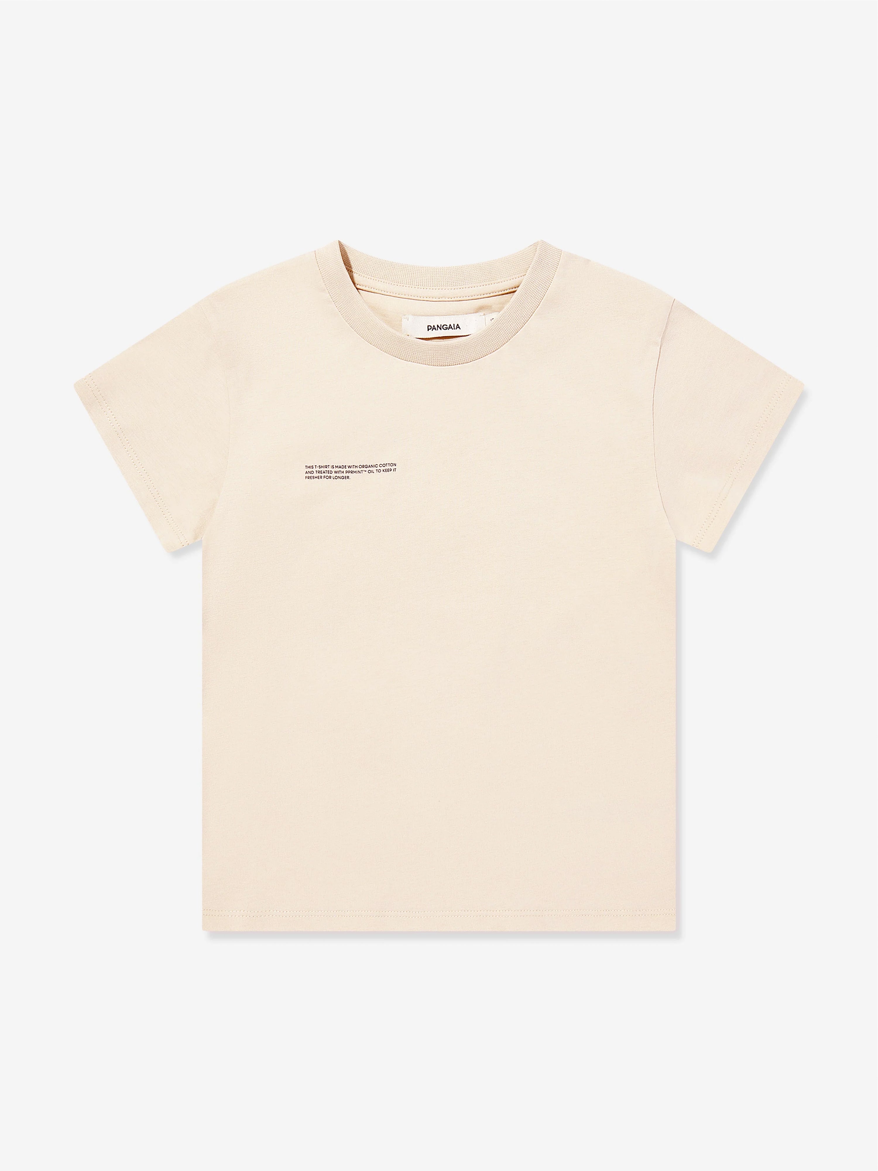 PANGAIA Kids 365 Midweight T-Shirt in Beige Deals Cheap Online