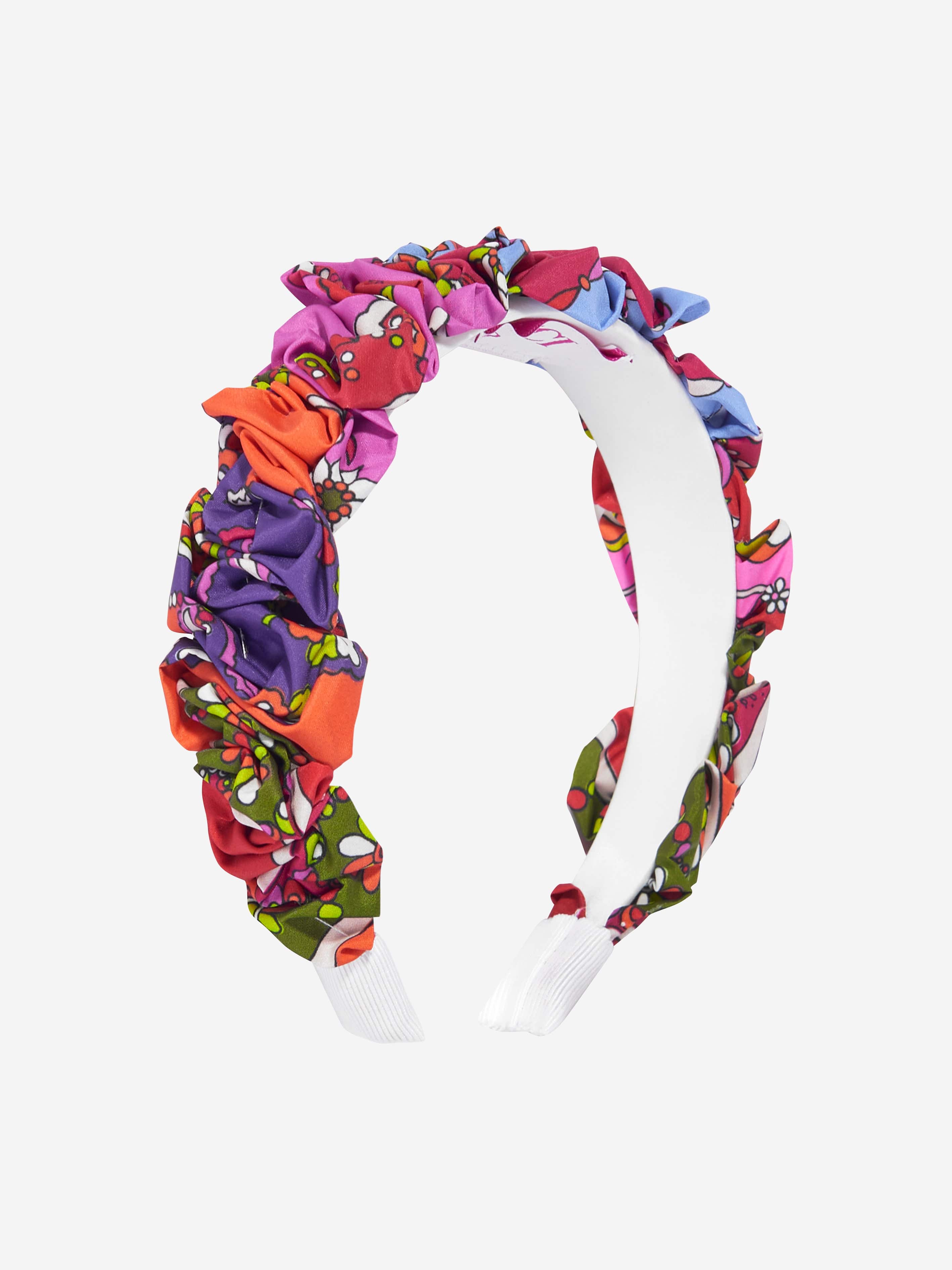 Girls Ruched Festa Print Headband in Multicolour Get To Buy Cheap Pice