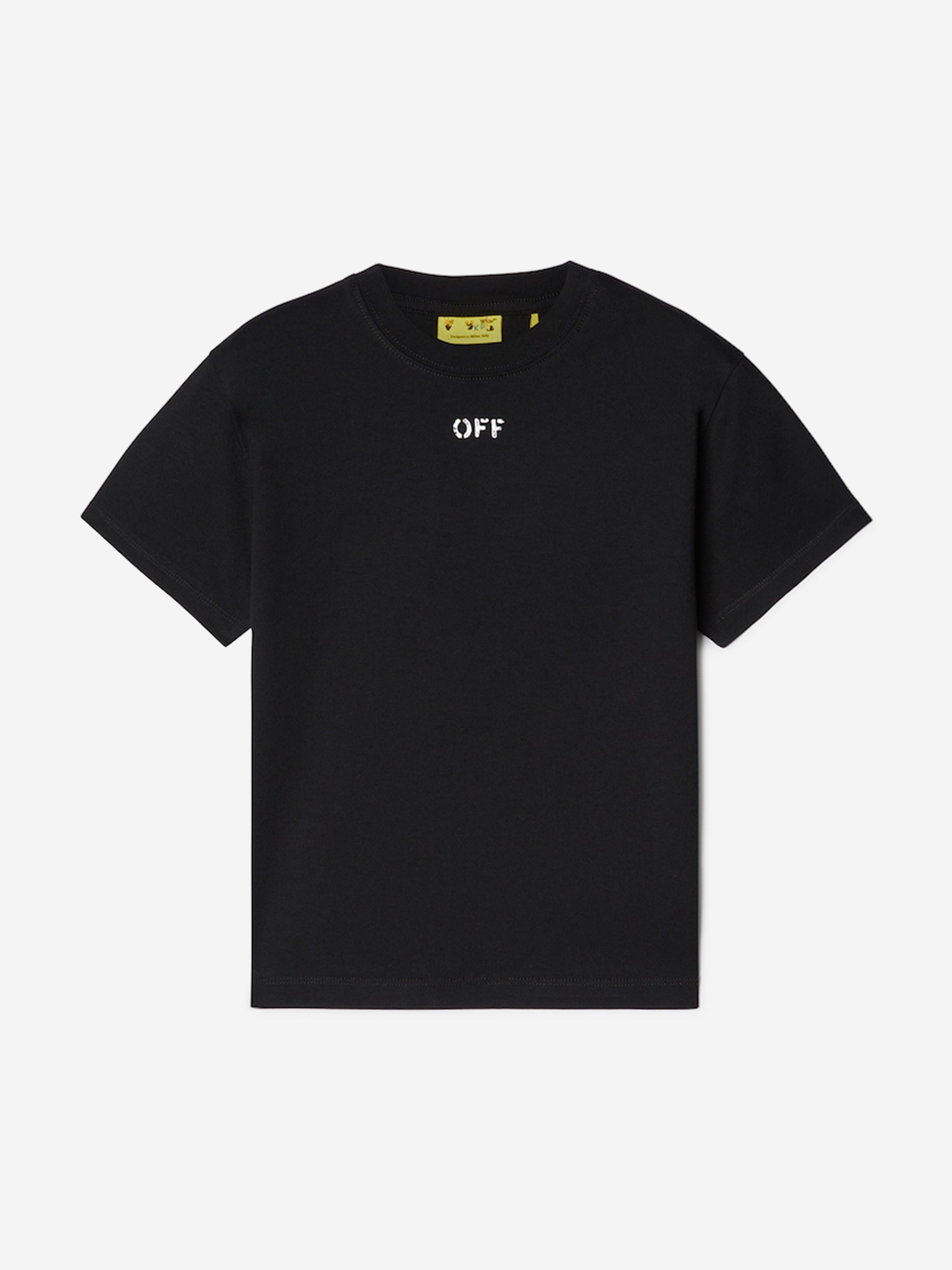 Off-White Kids Off Stamp Plain T-Shirt in Black Visit New Online