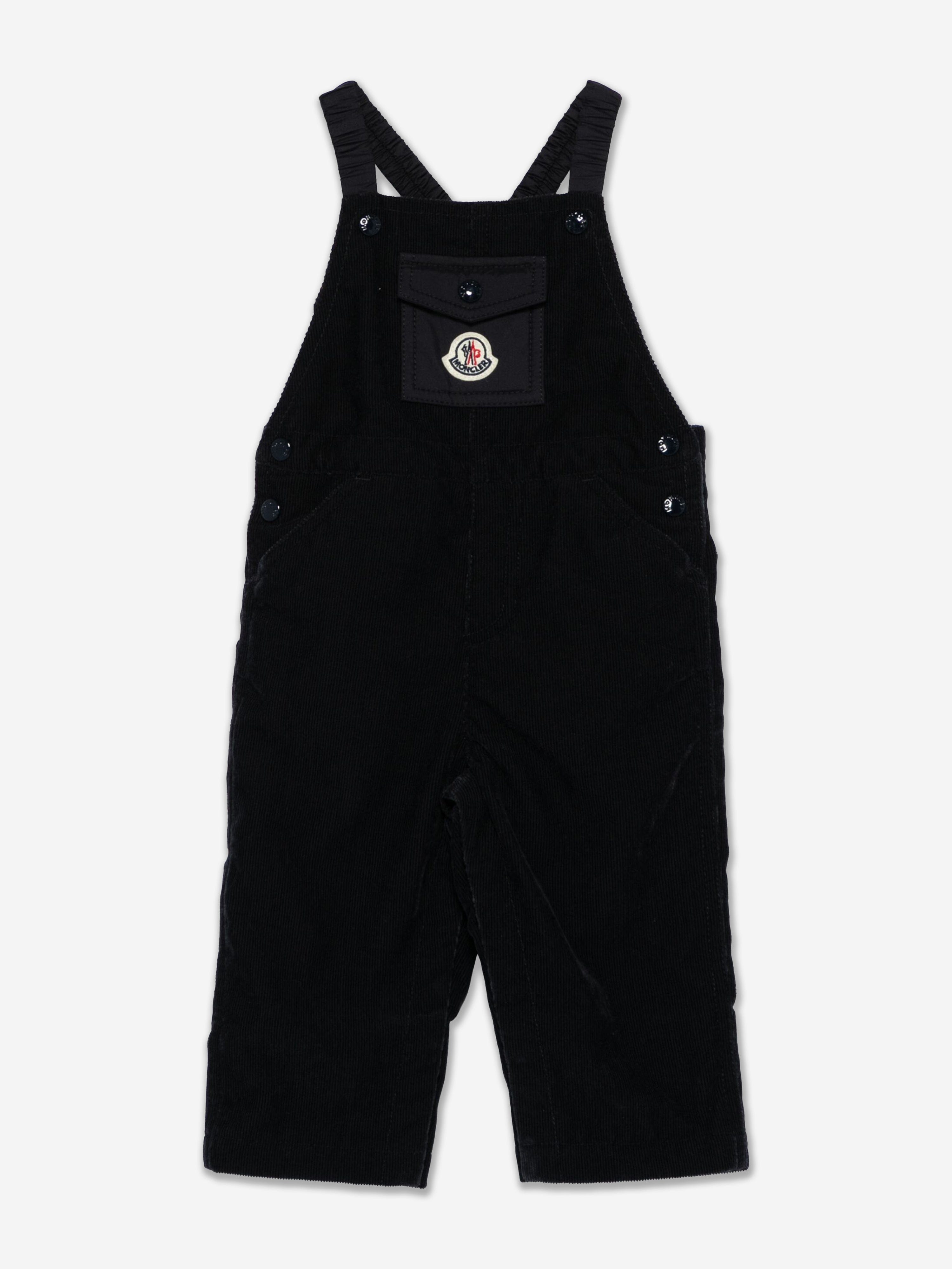 Moncler Enfant Baby Boys Dungarees in Black Cheap