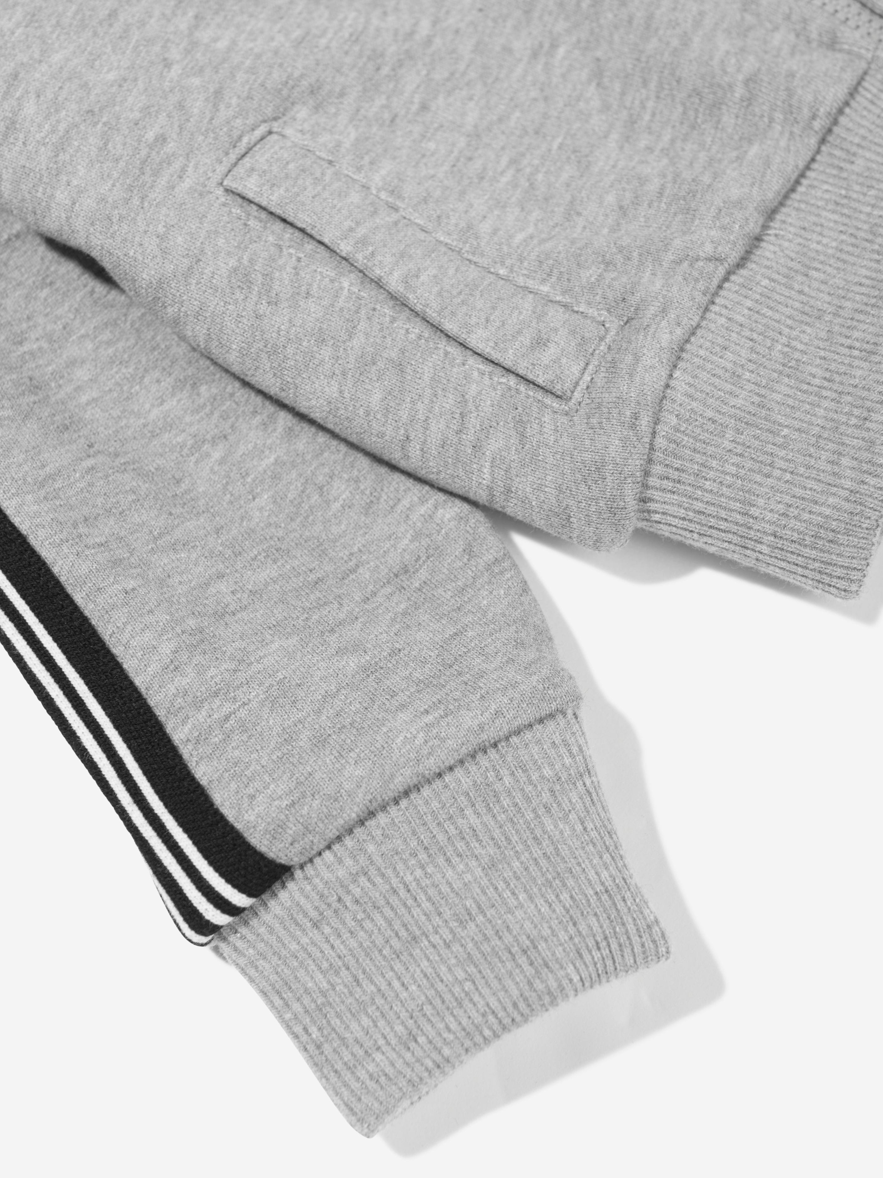 Versace Baby Boys Medusa Zip Up Top in Grey Clearance Store Cheap Online