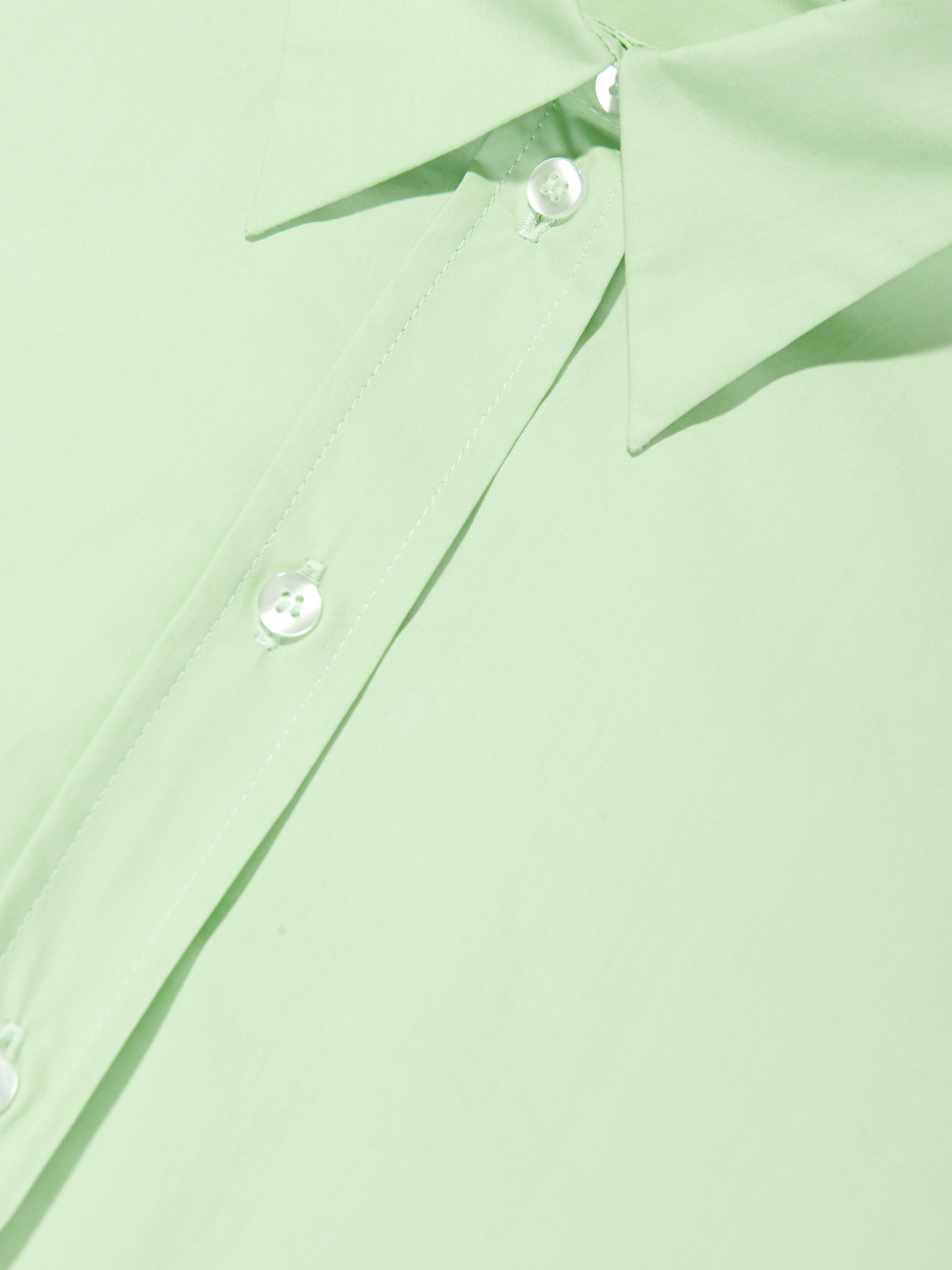 MM6 Maison Margiela Kids Cropped Poplin Pleated Back Shirt in Green Footlocker Pictures Sale Online