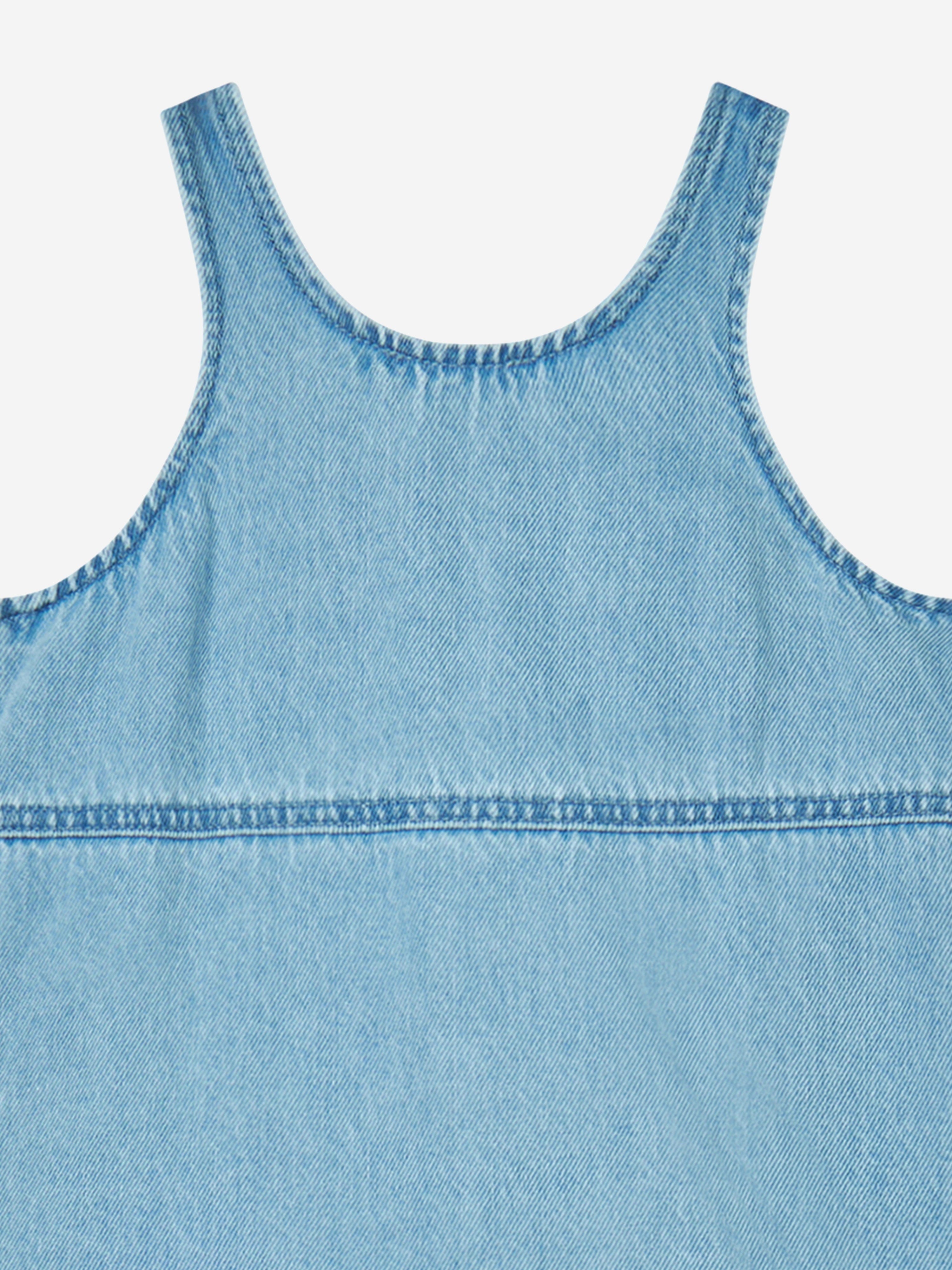 Girls Chambray Jewelled Dress in Blue Outlet Locations Sale Online