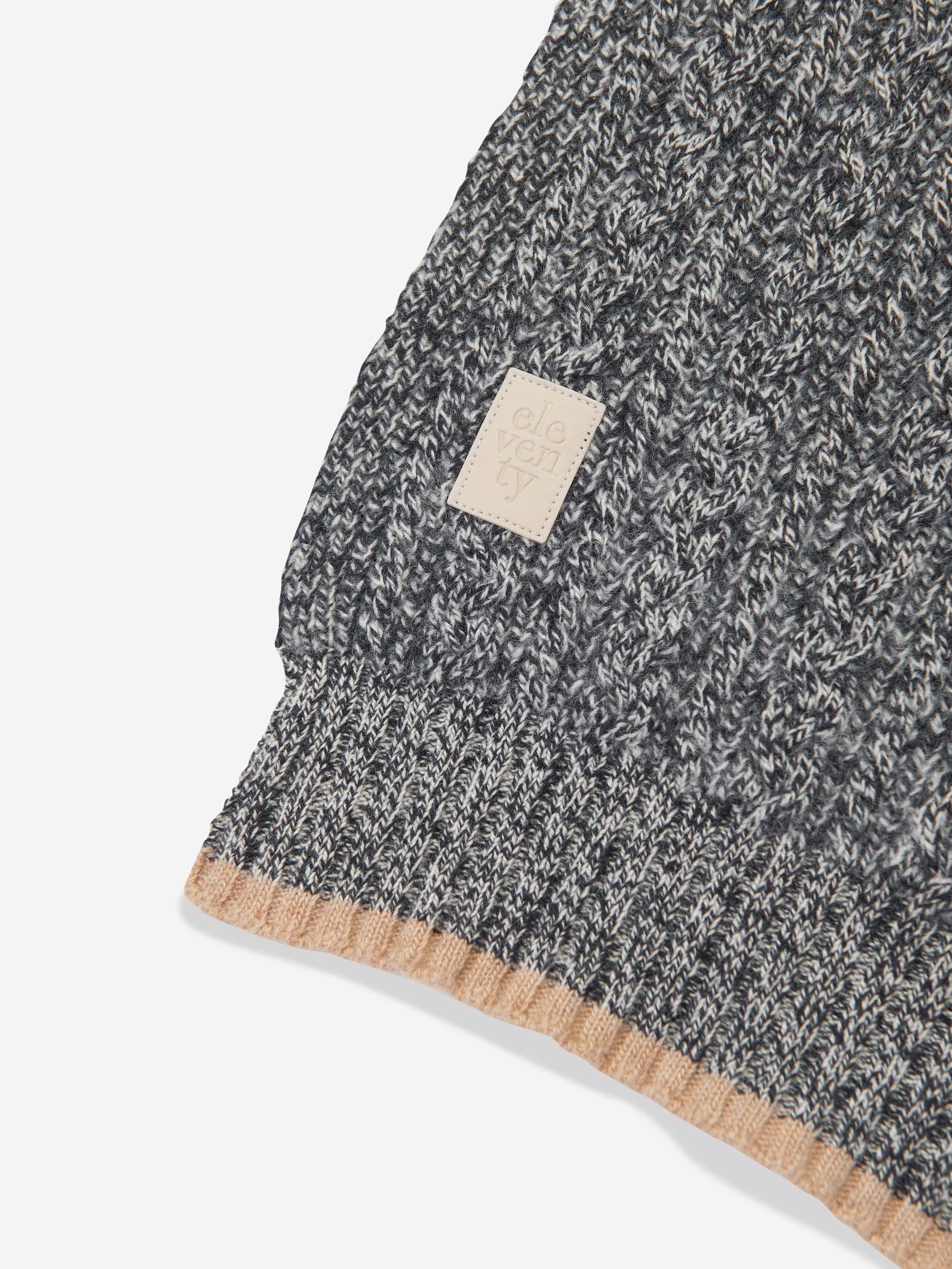 Eleventy Boys Wool Scarf in Navy Cheap Sale Good Selling