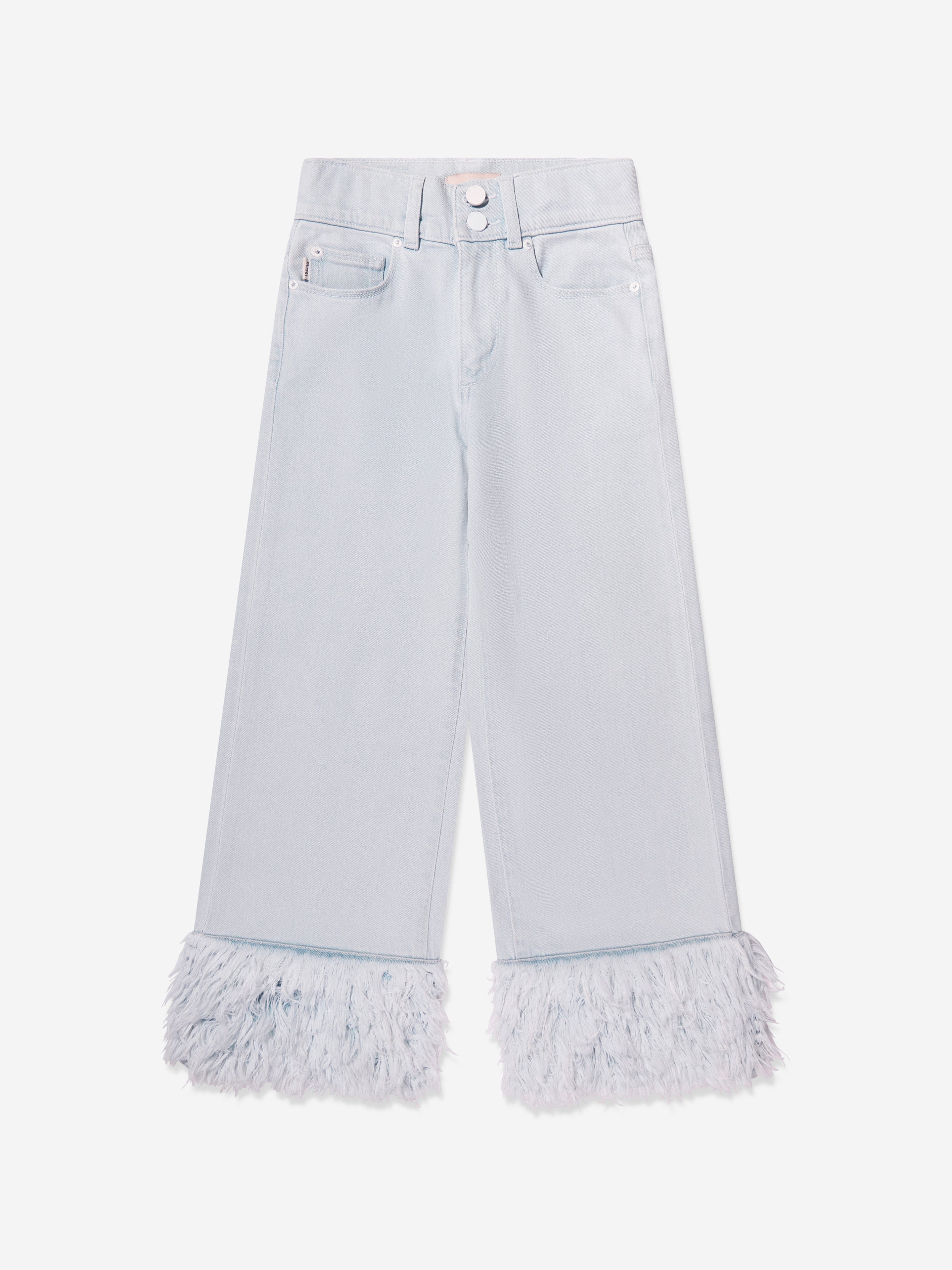 DL1961 Girls Lily Wide Leg Jeans in Blue Cheap Low Pice Fee Shipping