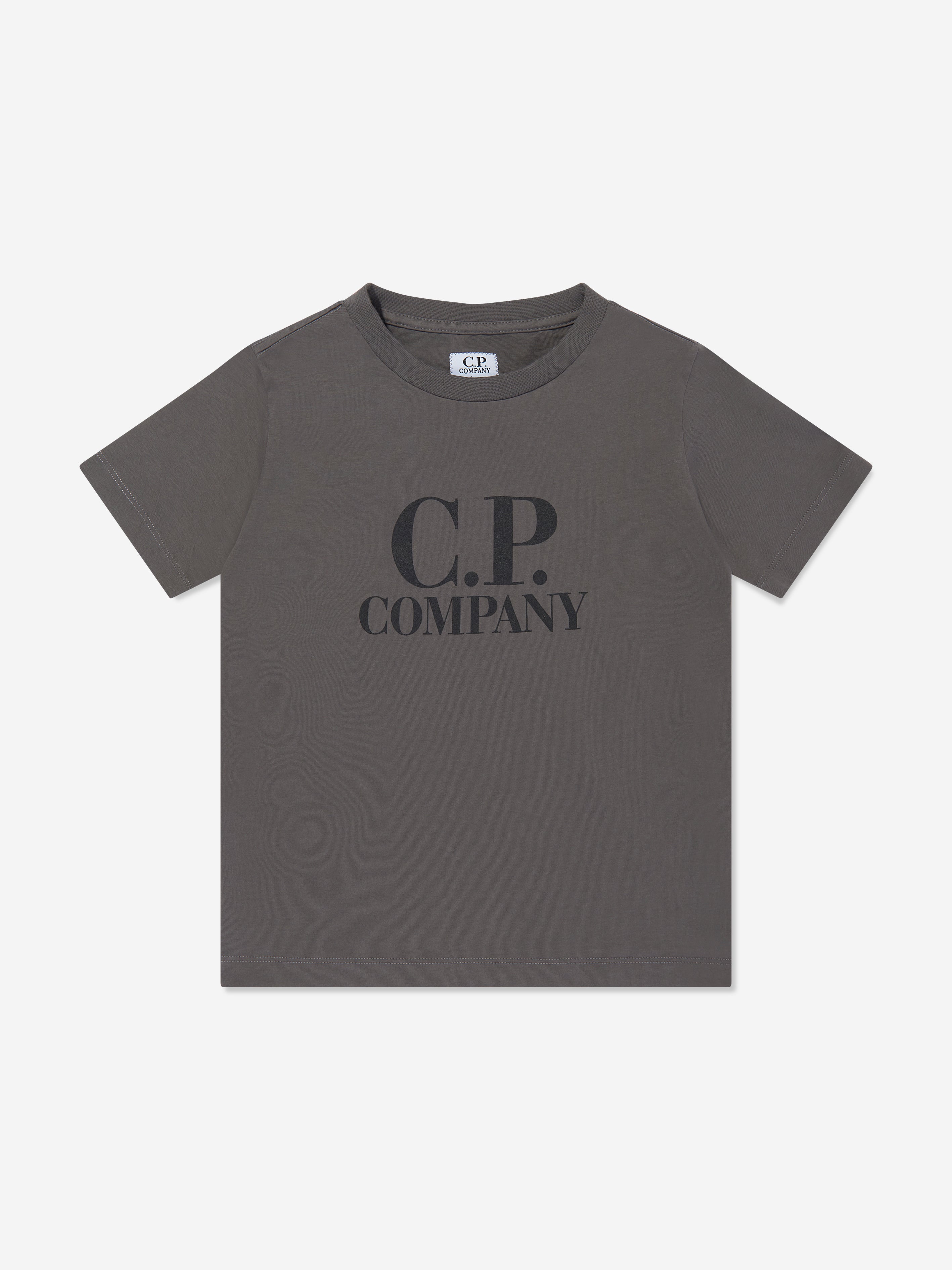 Boys Goggle Hood Print Logo T-Shirt in Grey View Cheap Pice