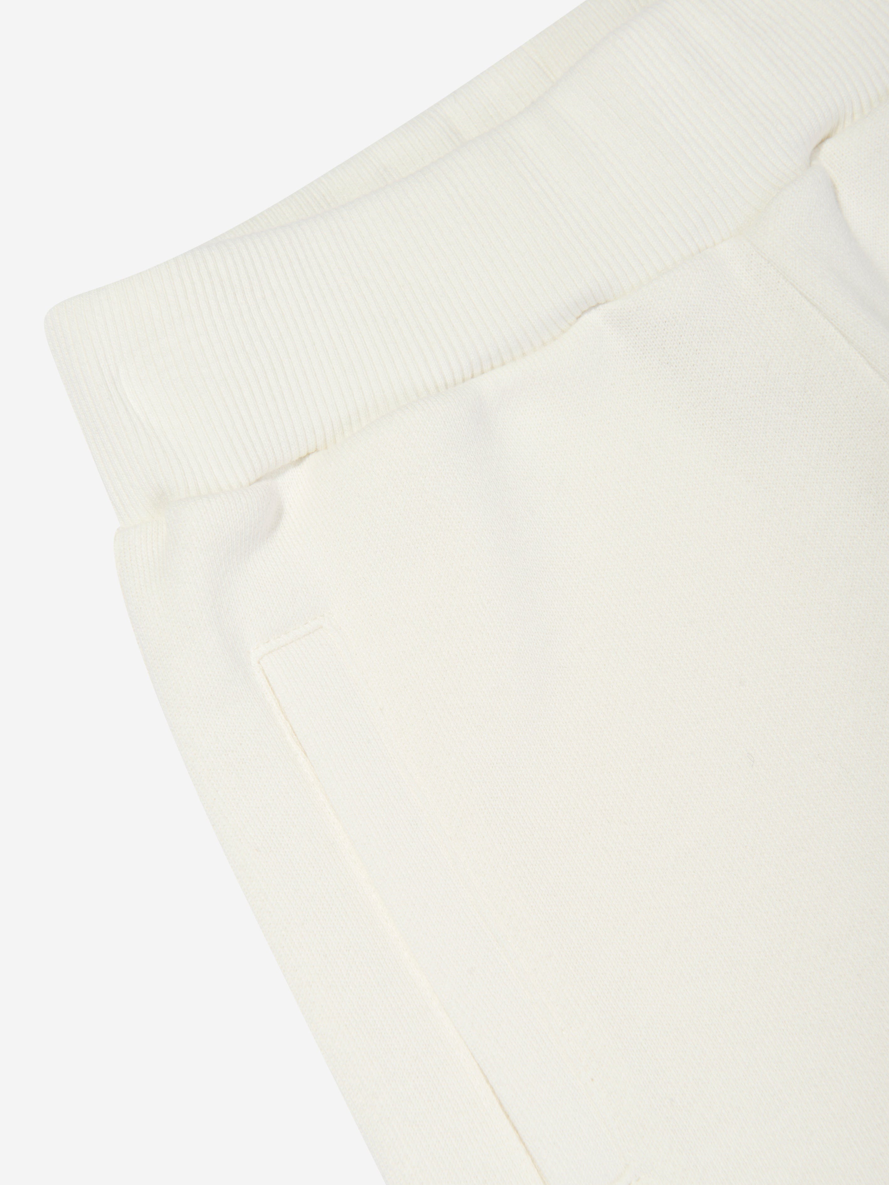 Balmain Kids Logo Joggers in Ivory Buy Cheap Tumblr