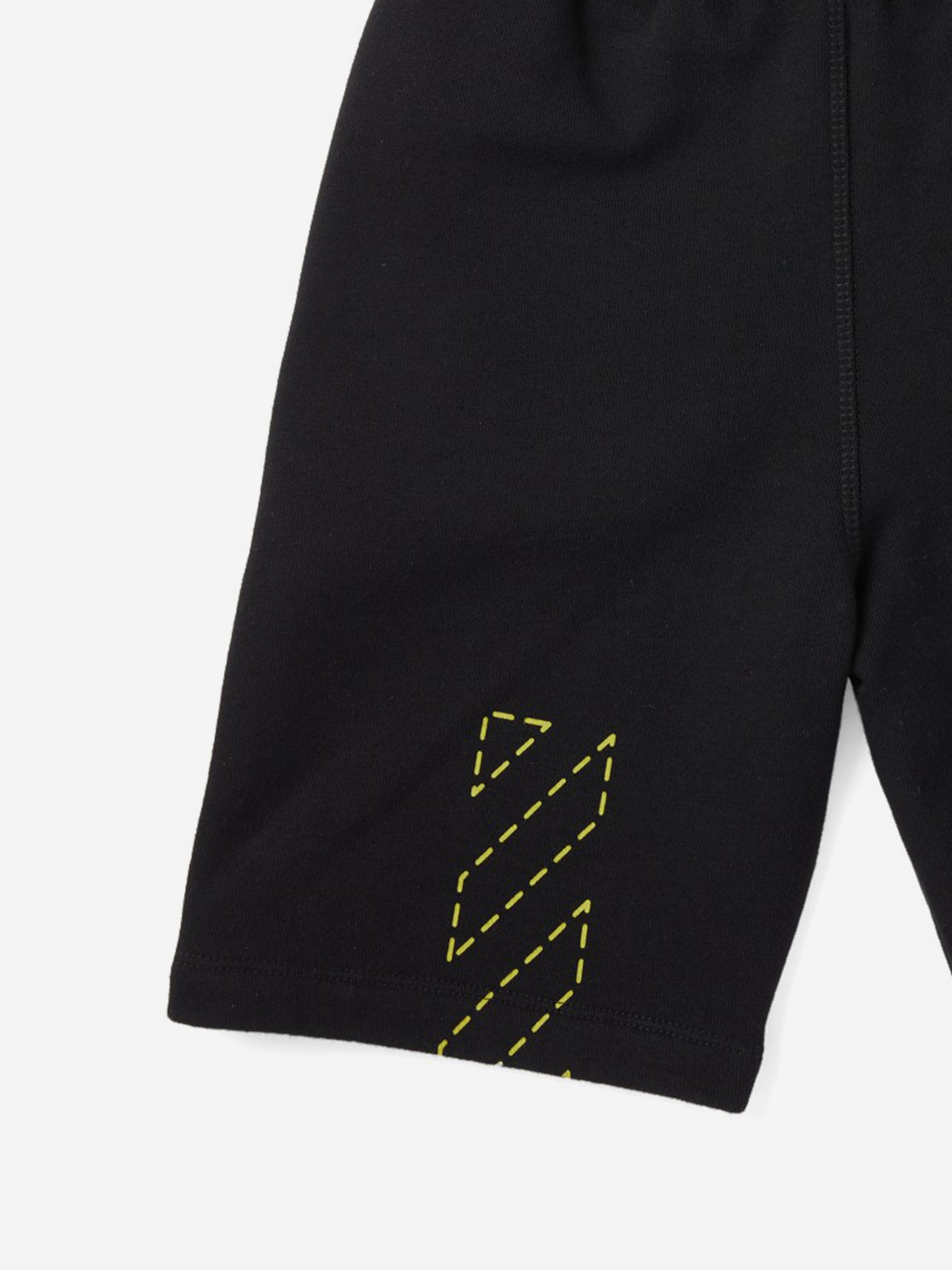 Off-White Boys Bookish Diagonal Shorts in Black Low Cost Sale Online
