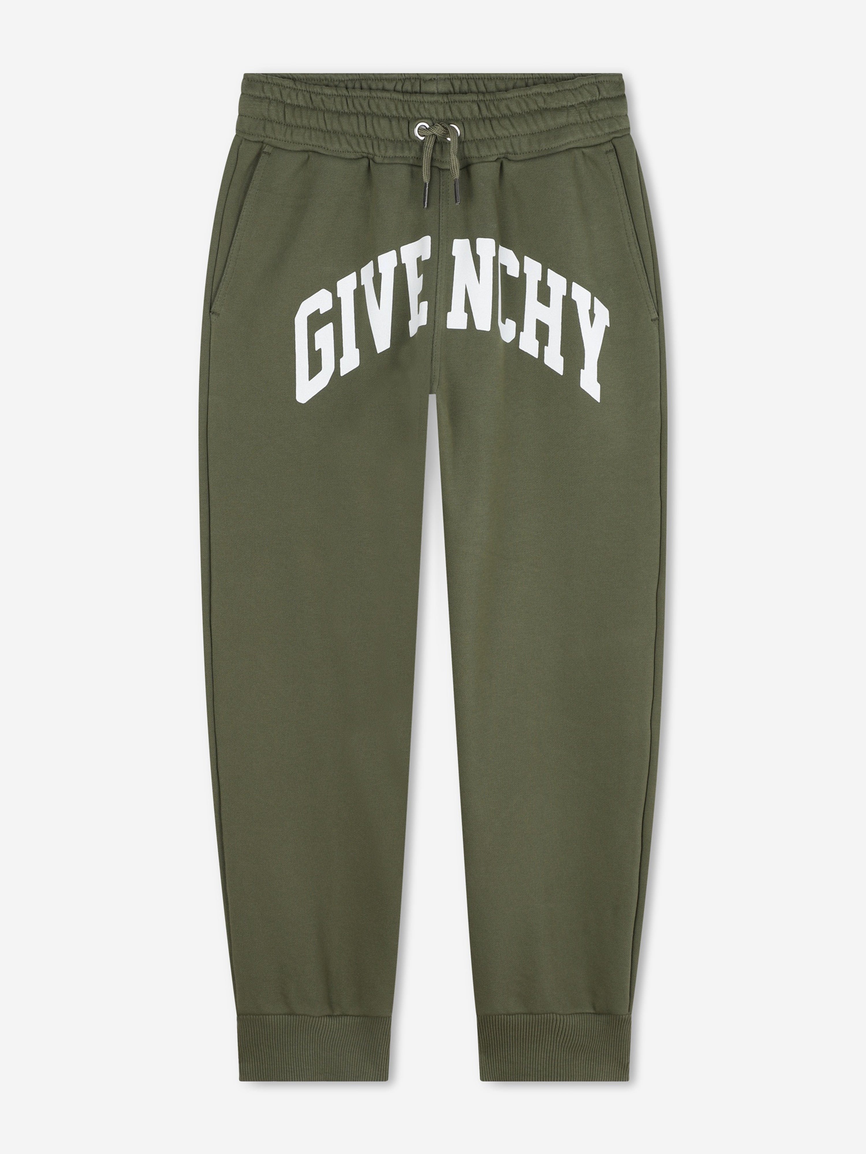 Givenchy Boys Logo Joggers in Green Clearance Find Great