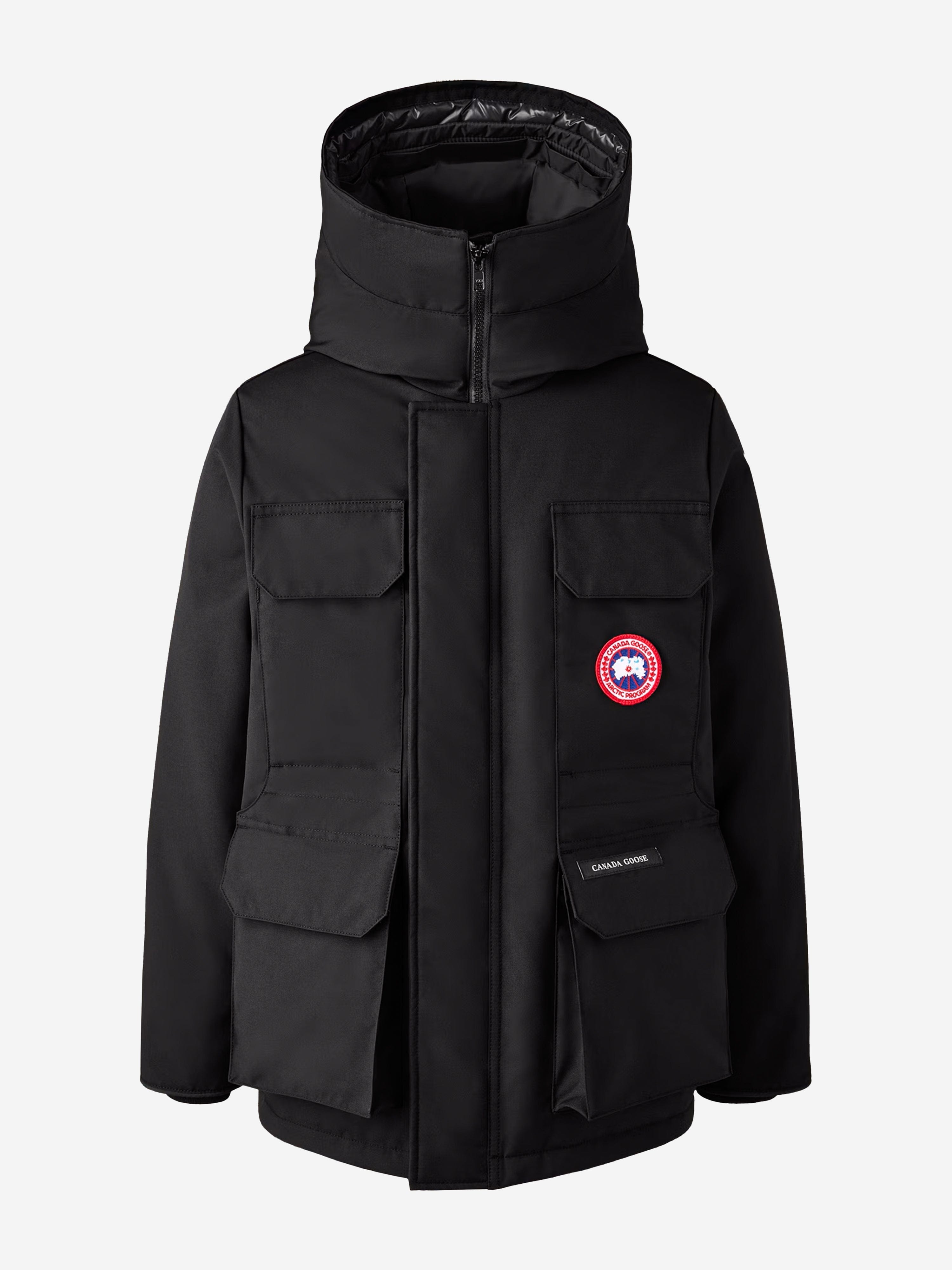 Canada Goose Kids Down Padded Expedition Parka in Black Outlet Cheap Pice