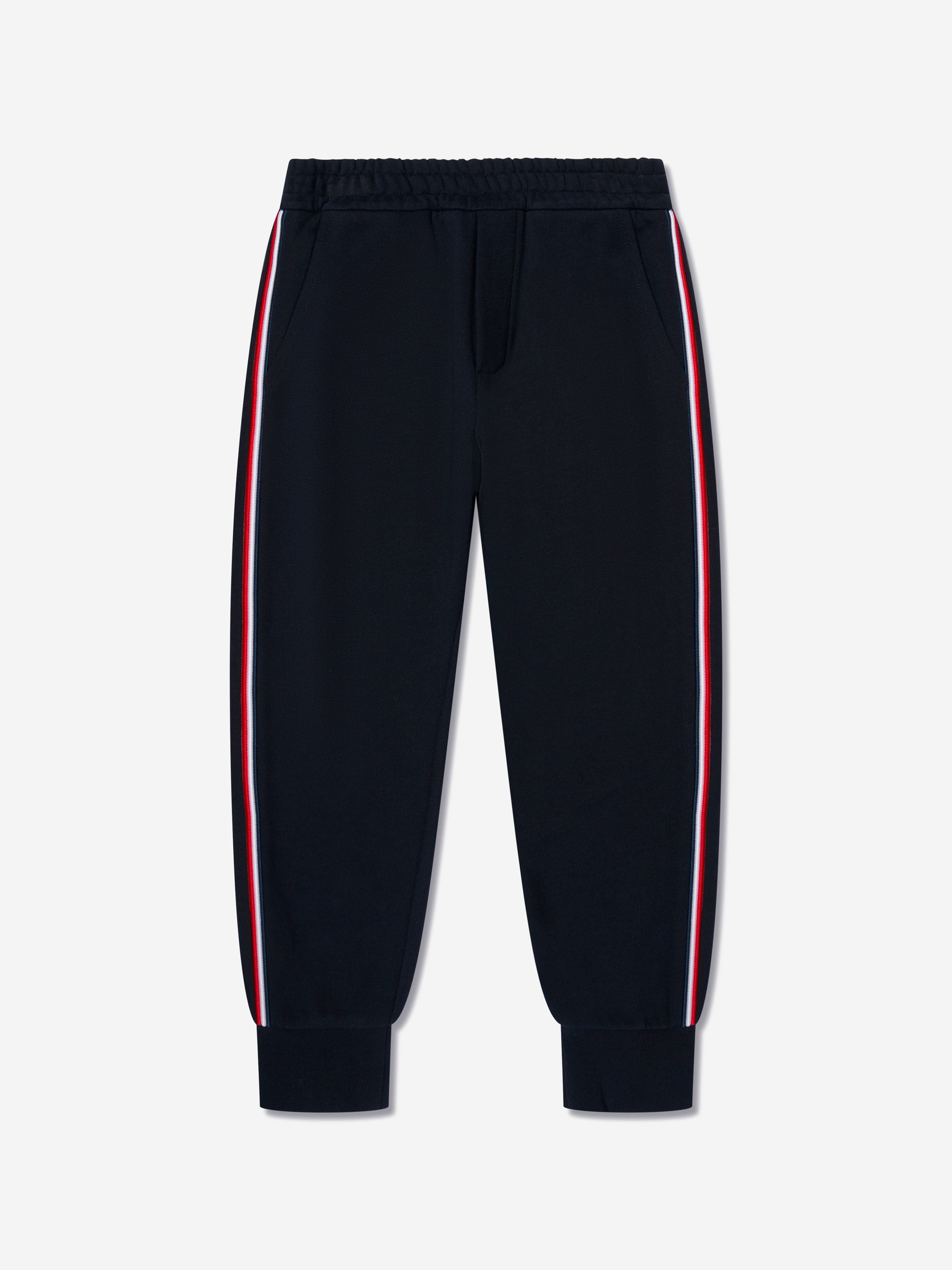 Moncler Enfant Boys Logo Joggers in Navy Buy Cheap How Much