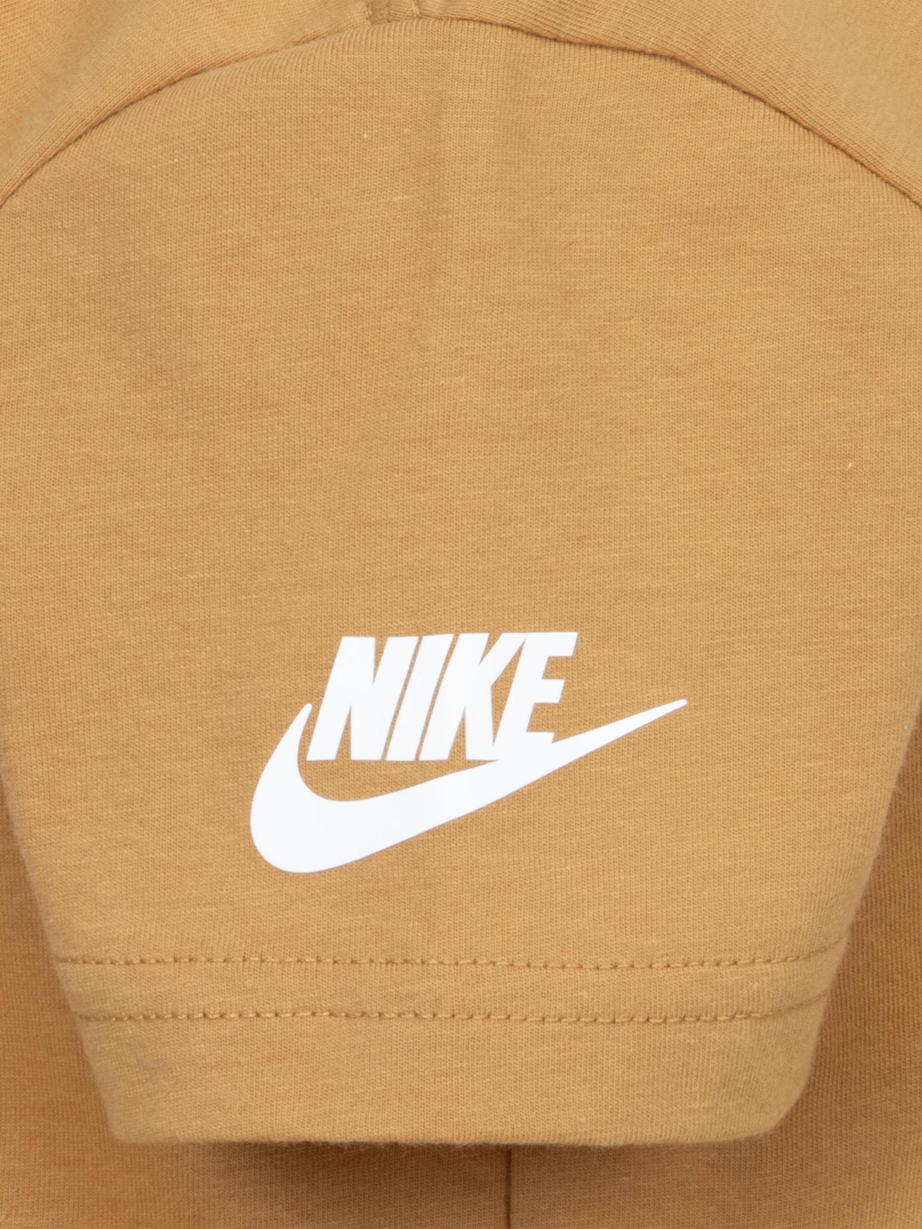 Nike Kids Club Seasonal Jersey T-Shirt in Beige Clearance Hot Sale