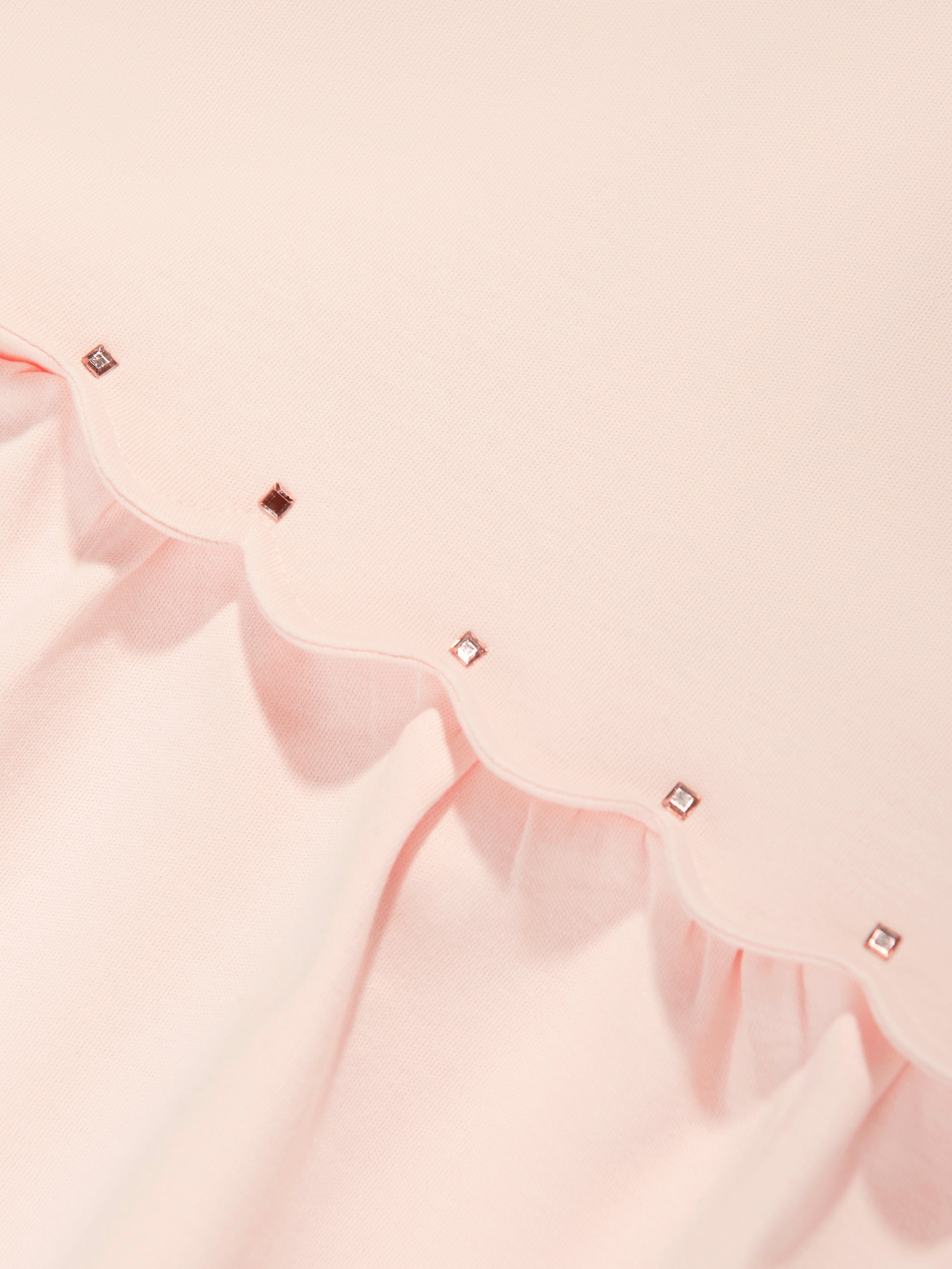 Chlo¨¦ Baby Girls Scalloped Dress in Pink Visit Cheap Pice