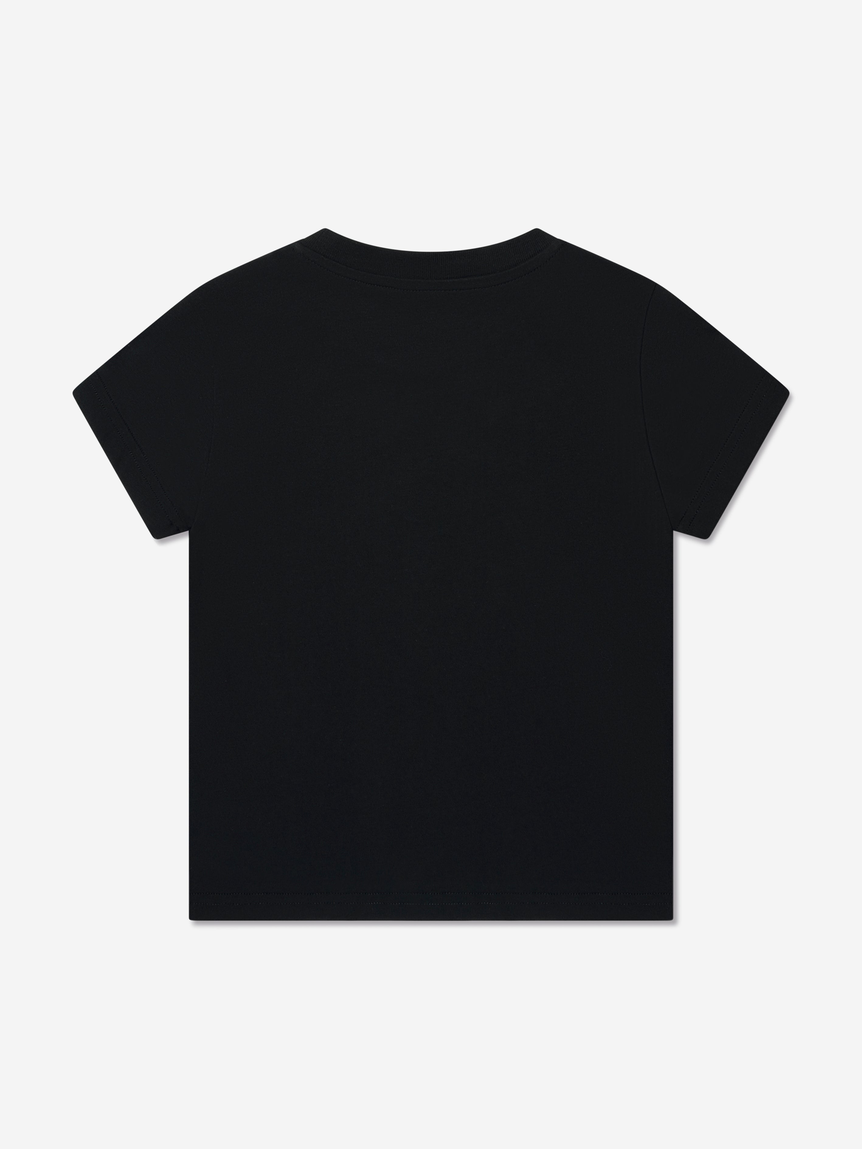 Moncler Enfant Boys Logo T-Shirt in Black Tumblr Sale Online