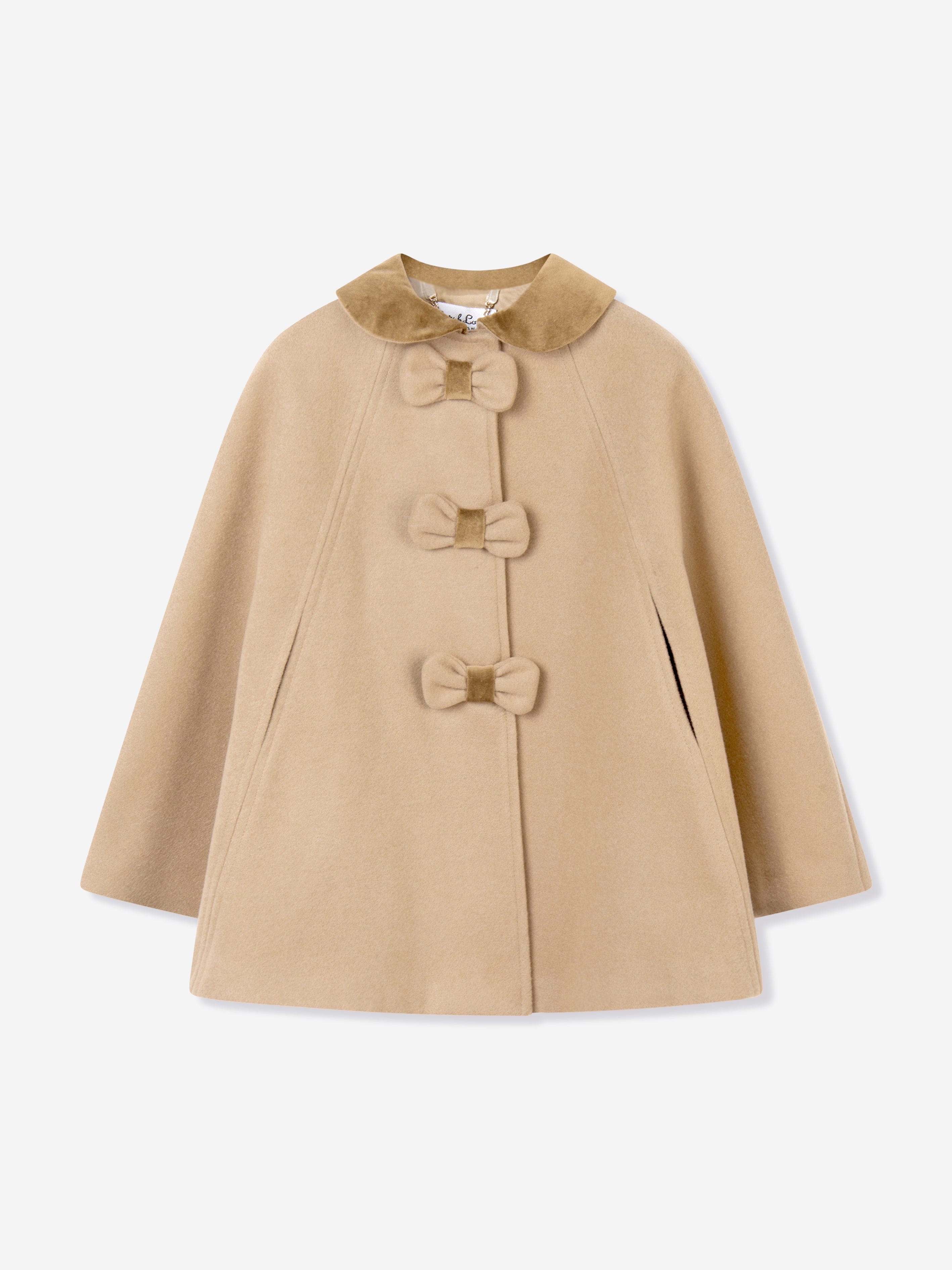 Girls Cape in Beige Clearance Best Store To Get
