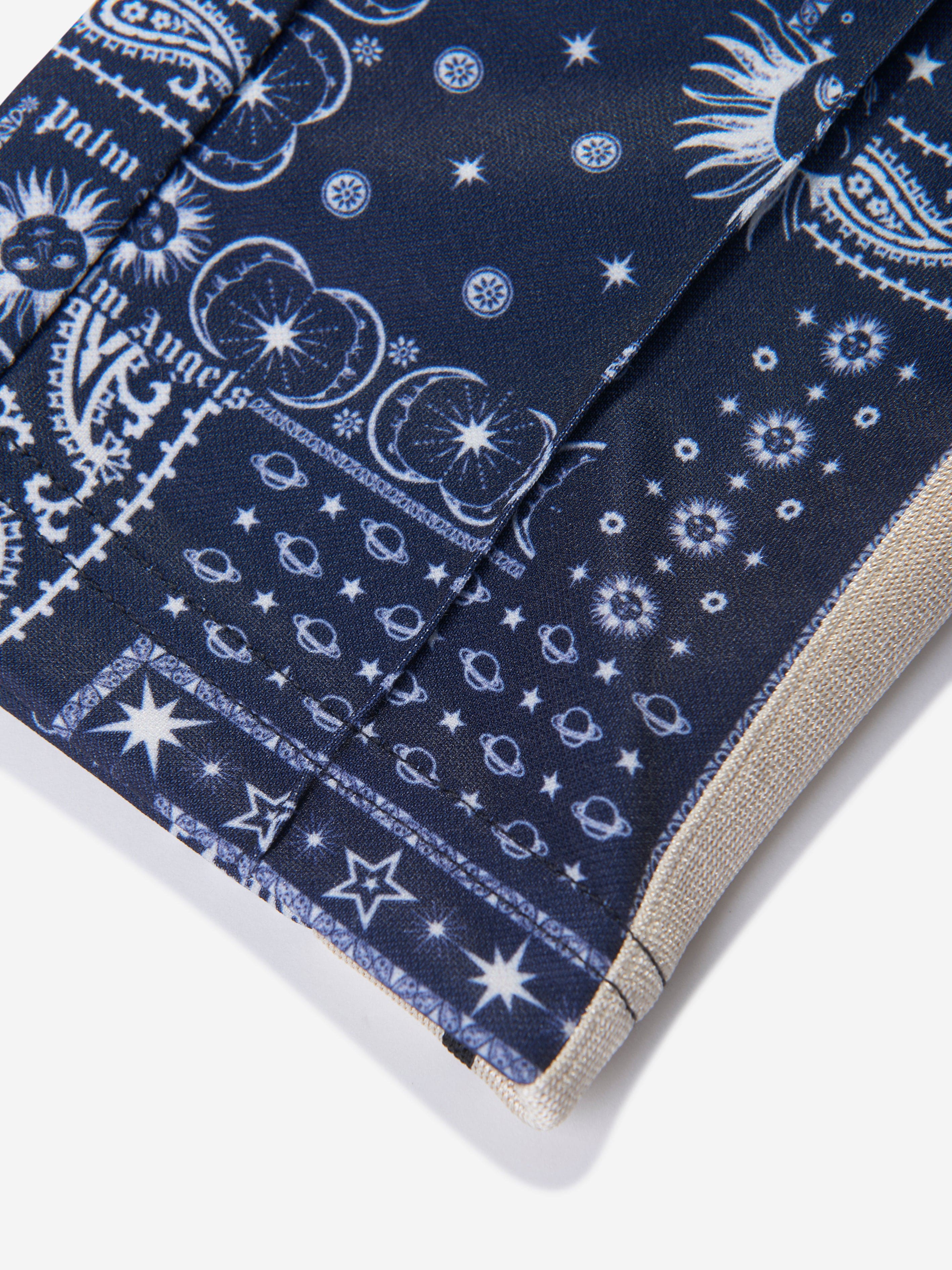 Palm Angels Boys Astrology Print Track Pants in Navy Outlet Store Cheap Online