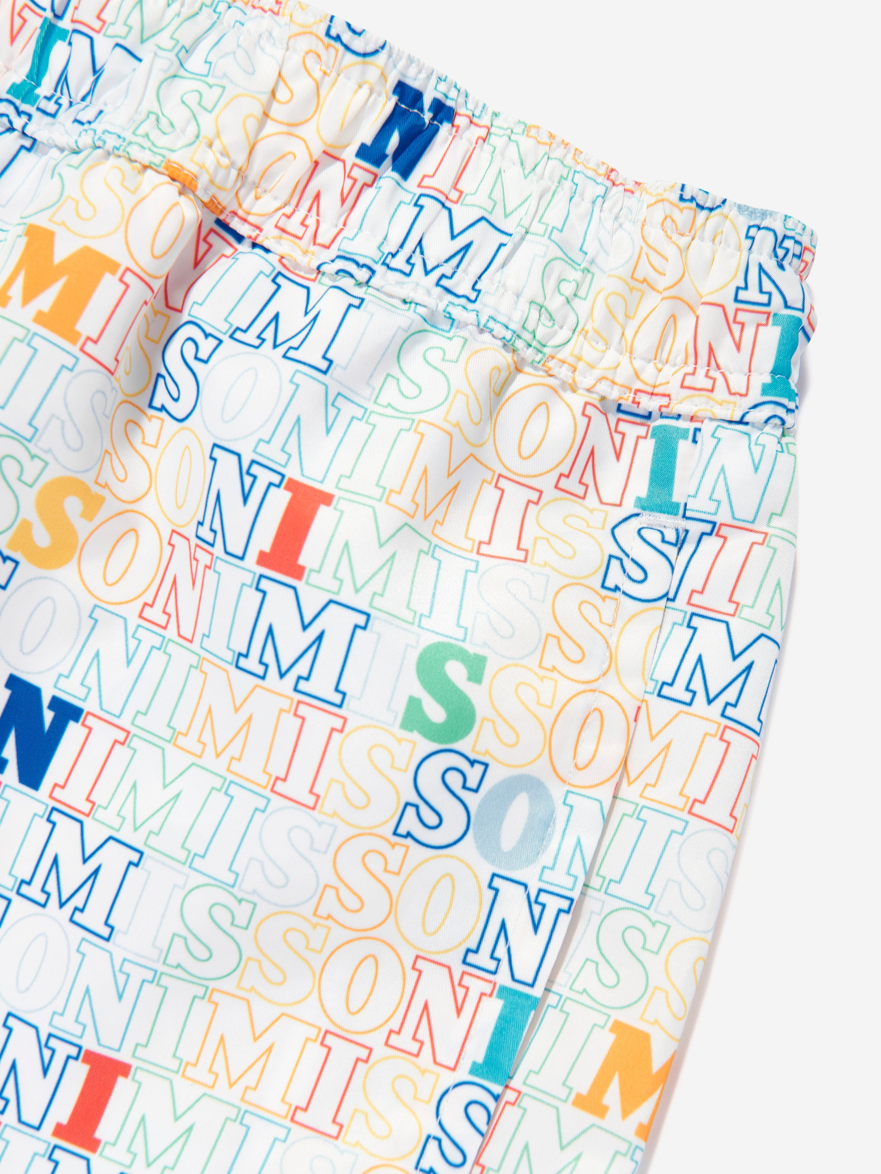 Boys Logo Swim Short in White Cheap Sale Wholesale Pice