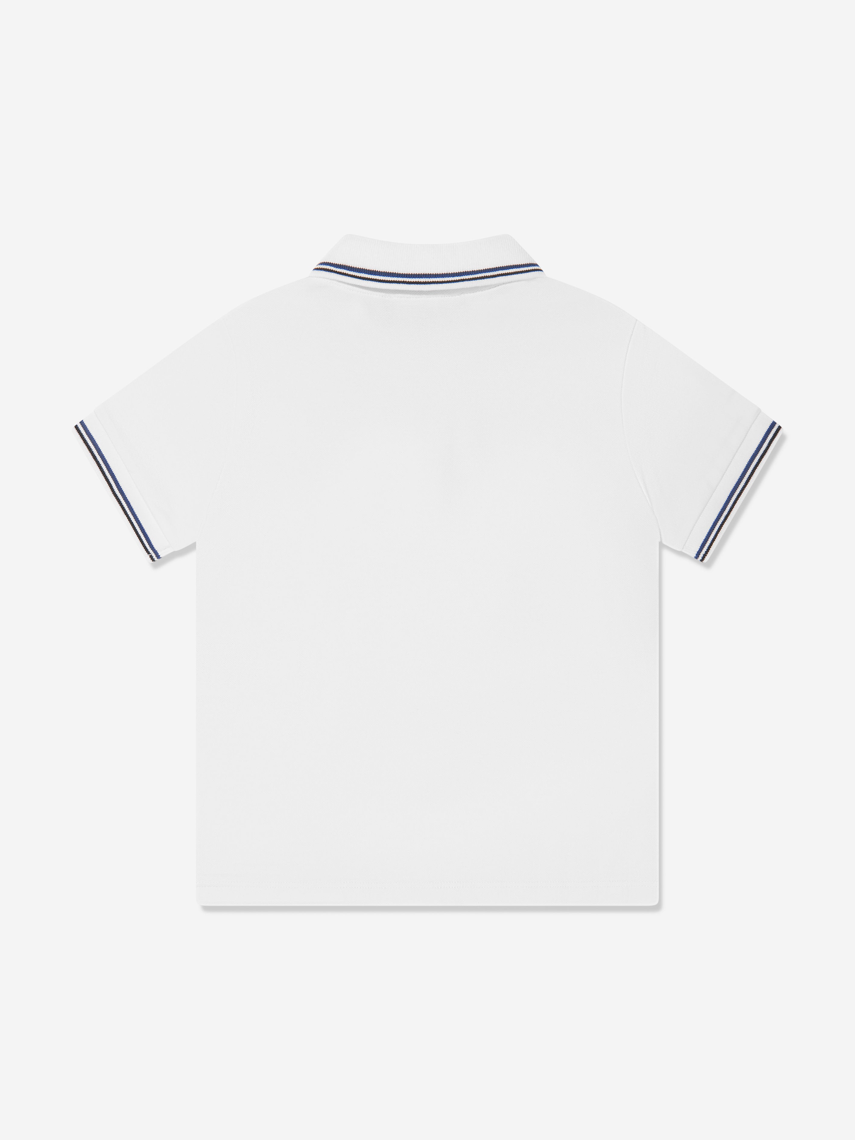 Emporio Armani Boys Logo Polo Shirt In White Outlet Cheap Authentic
