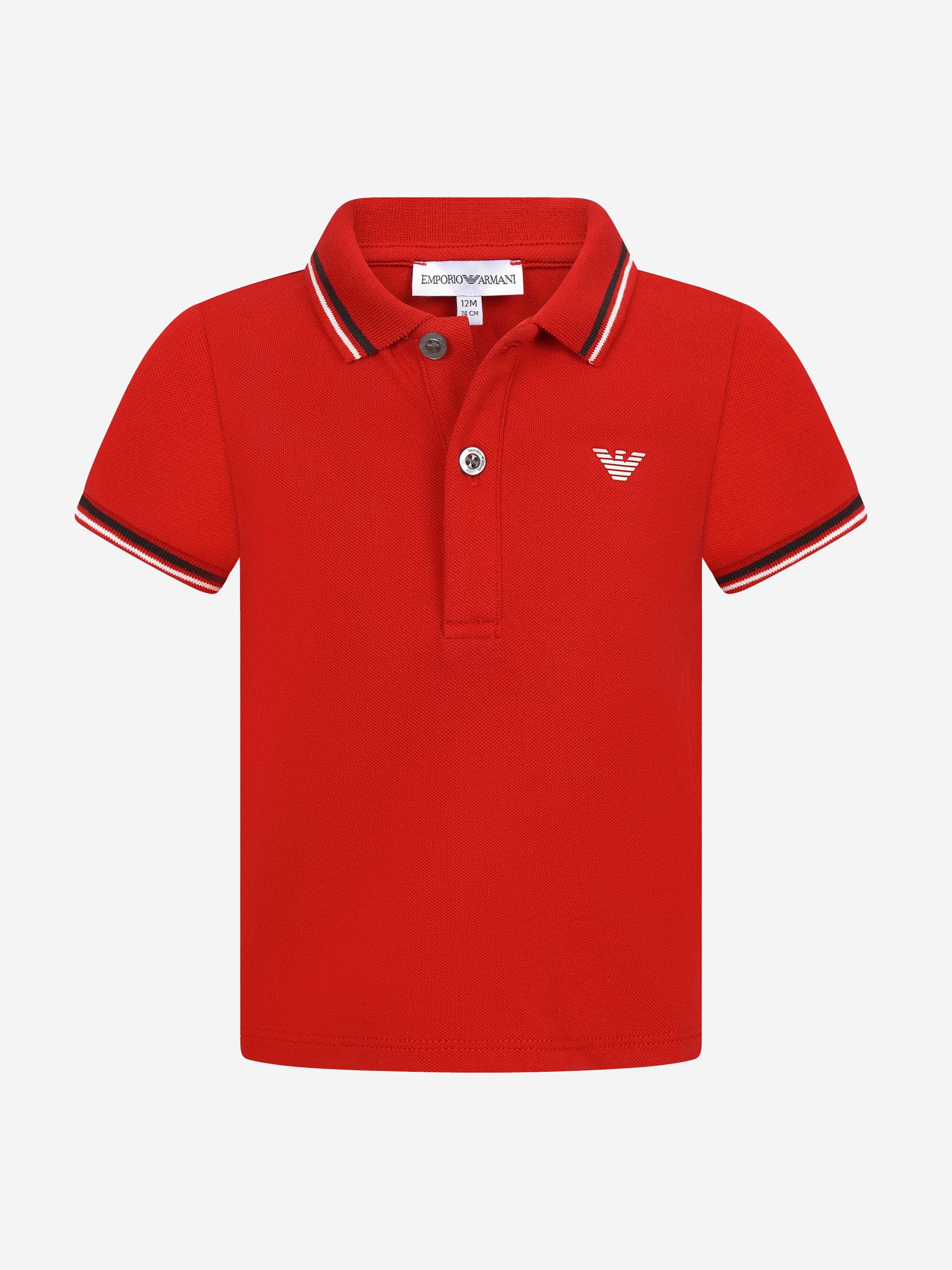 Emporio Armani Baby Boys Logo Polo Shirt Discount Fast Delivery