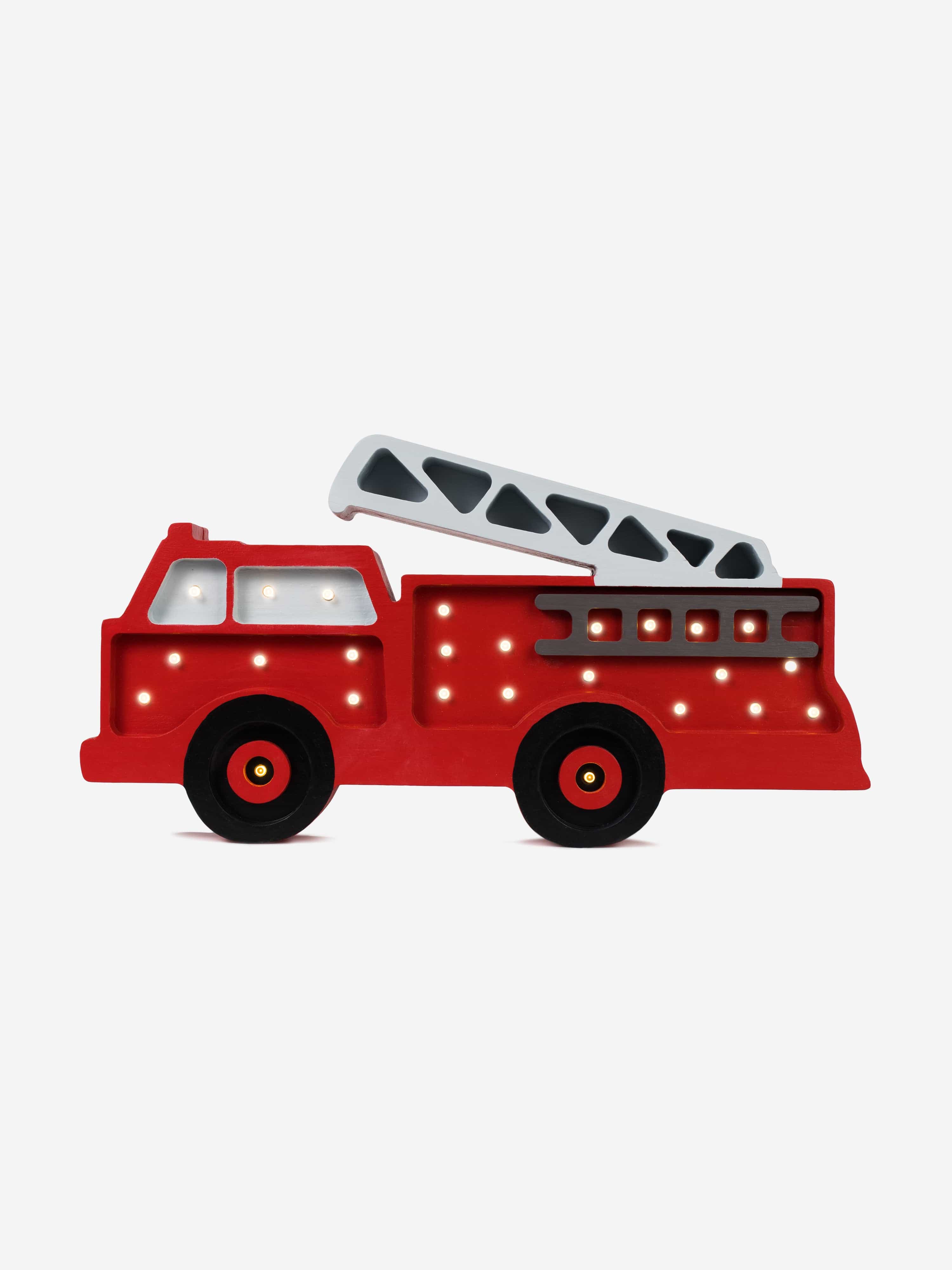 Little Lights Fire Truck Lamp in Red (23.5 x 36x5.5 cm) Clearance Great Deals