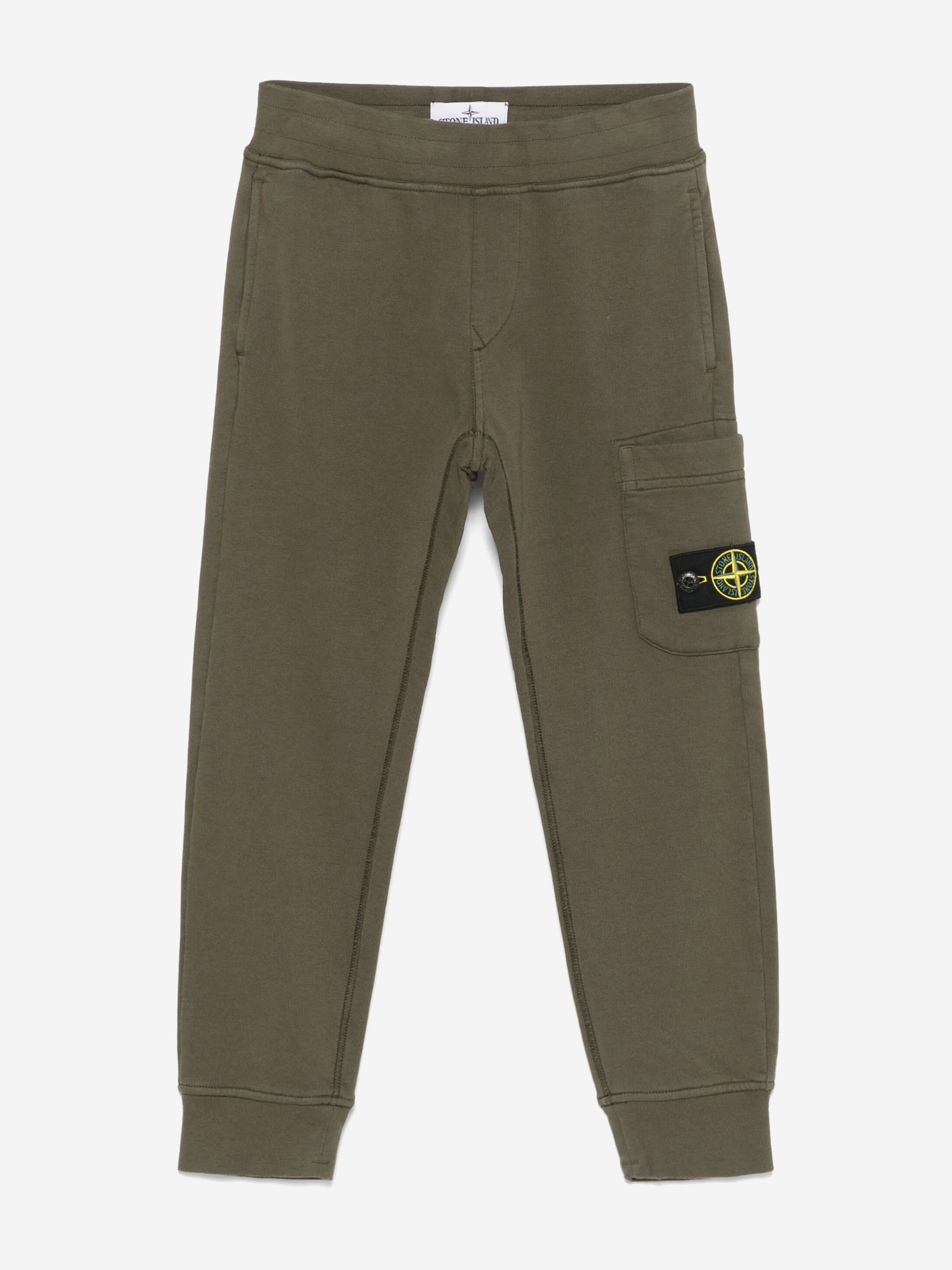 Boys Logo Joggers in Green View Cheap Pice