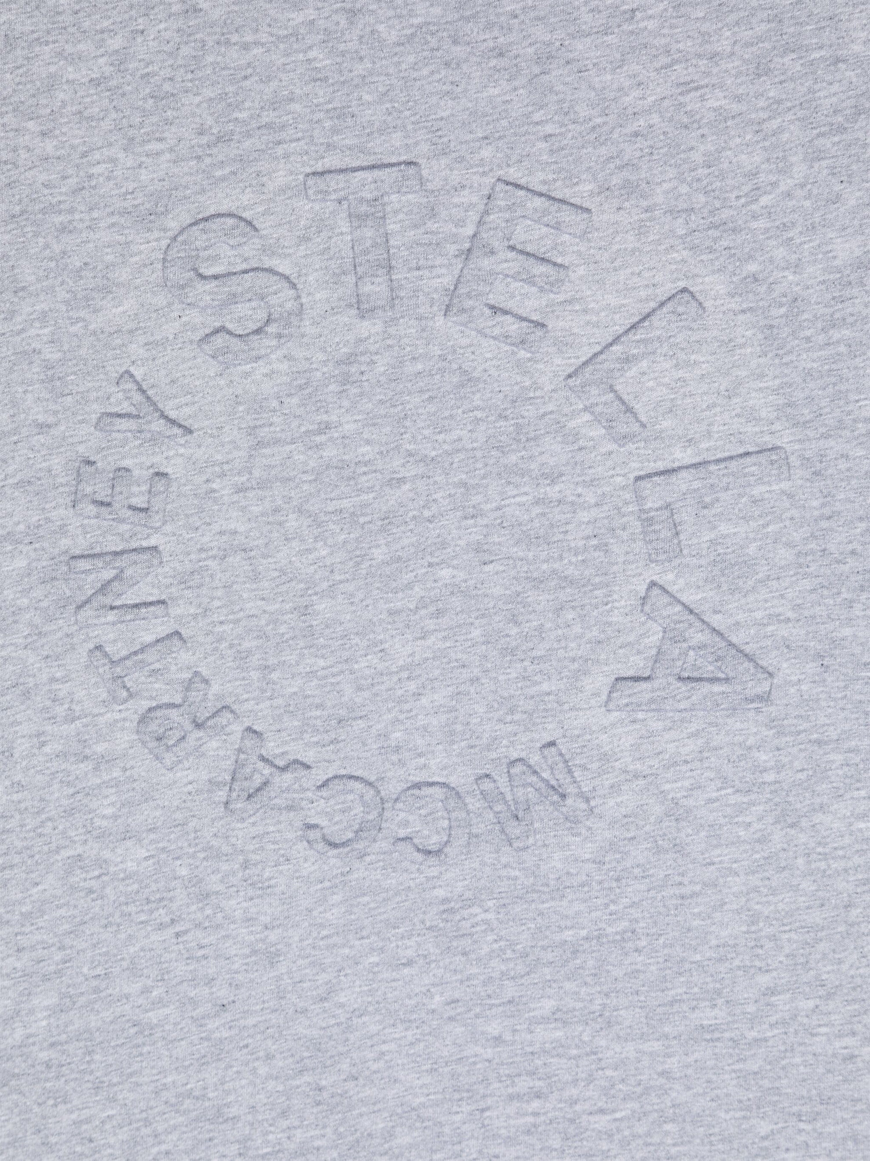 Stella McCartney Boys Circle Logo T-Shirt in Grey Cheap Sale The Cheapest