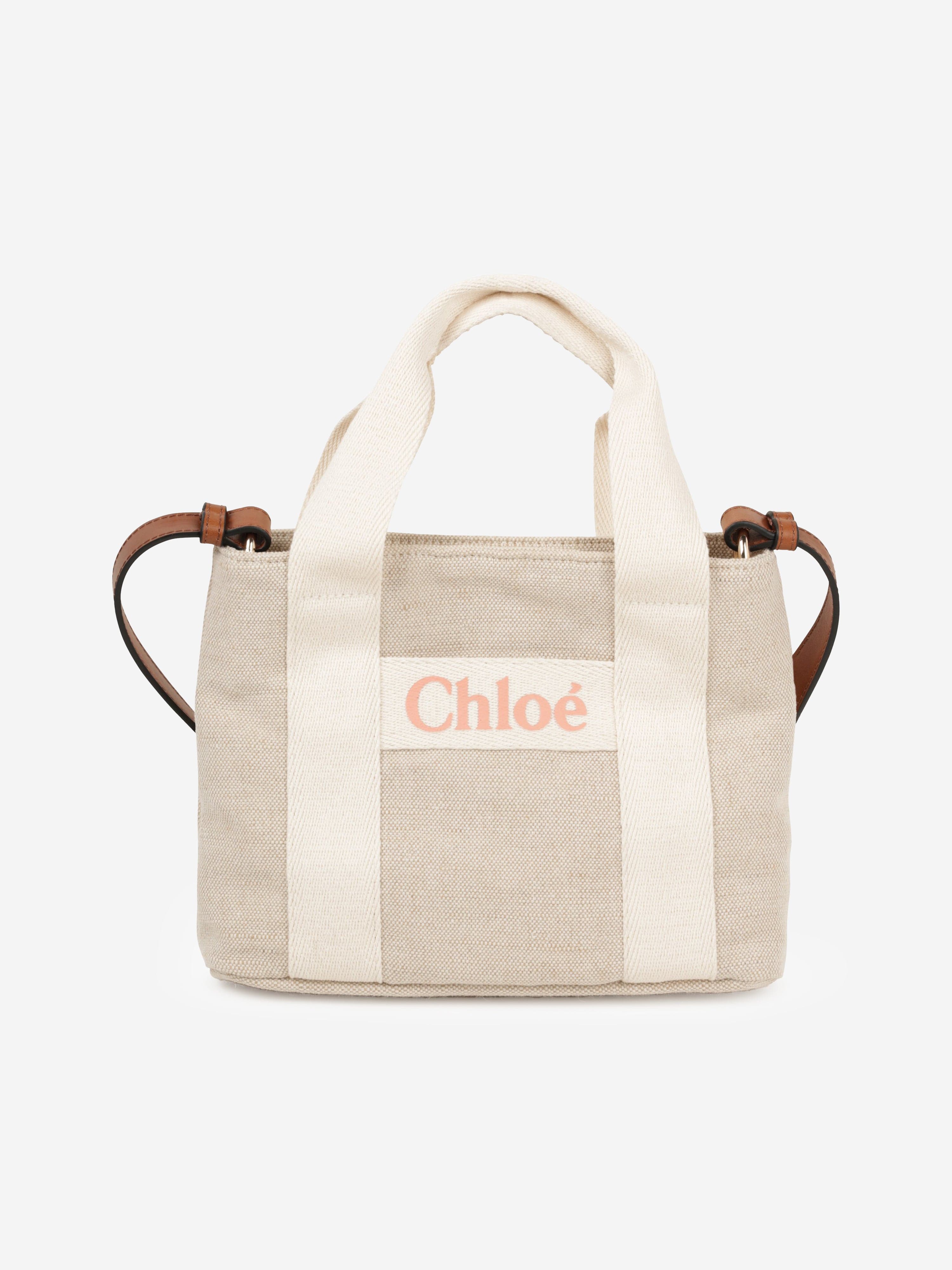 Chlo¨¦ Girls Canvas Crossbody Bag in Beige (25cm) Reliable